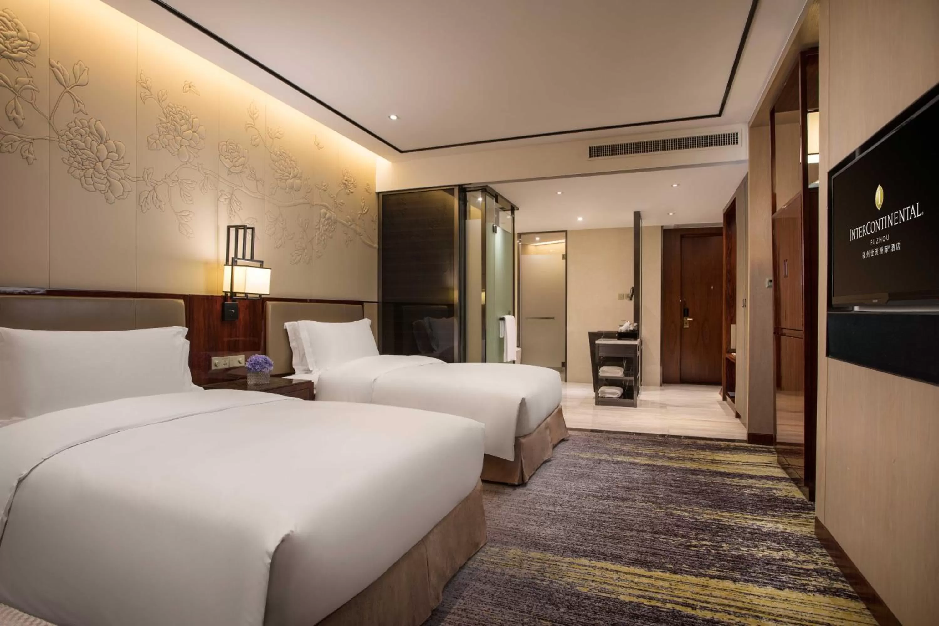 2 Twin Beds Premium Lounge Access  Nonsmoking in InterContinental Fuzhou