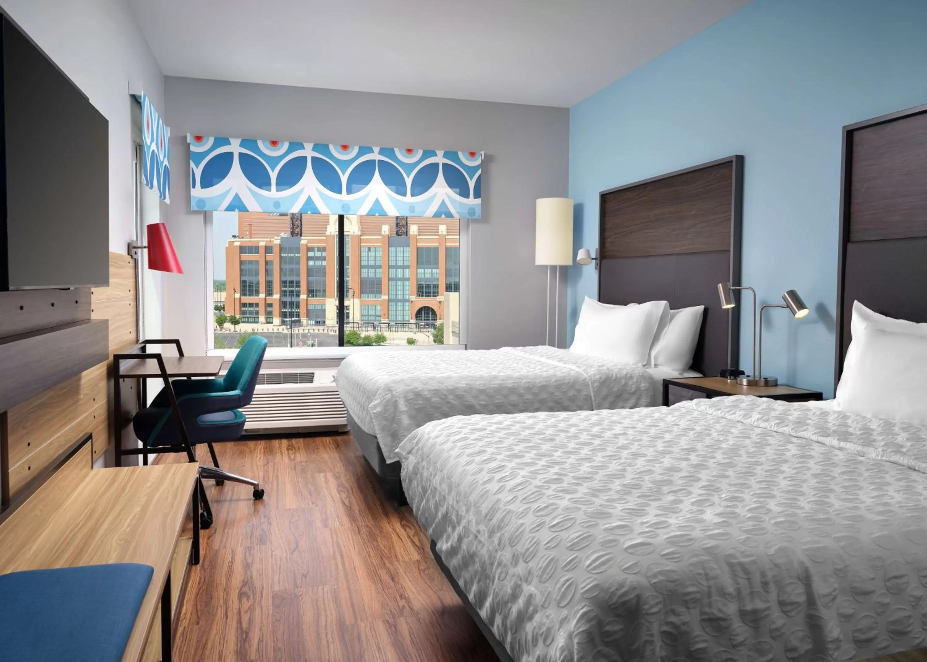 Queen Room with Two Queen Beds in Tru By Hilton Indianapolis Downtown, In
