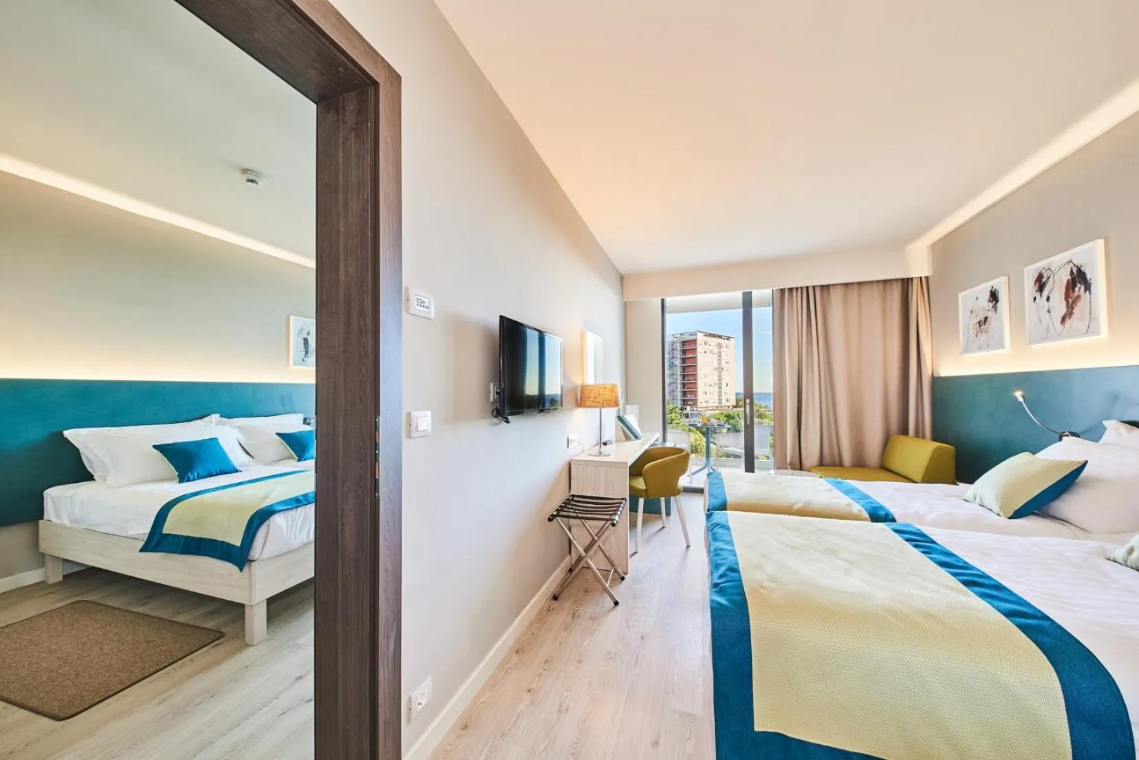 Superior Interconnecting Family Room with Balcony  in Hotel Sipar Plava Laguna