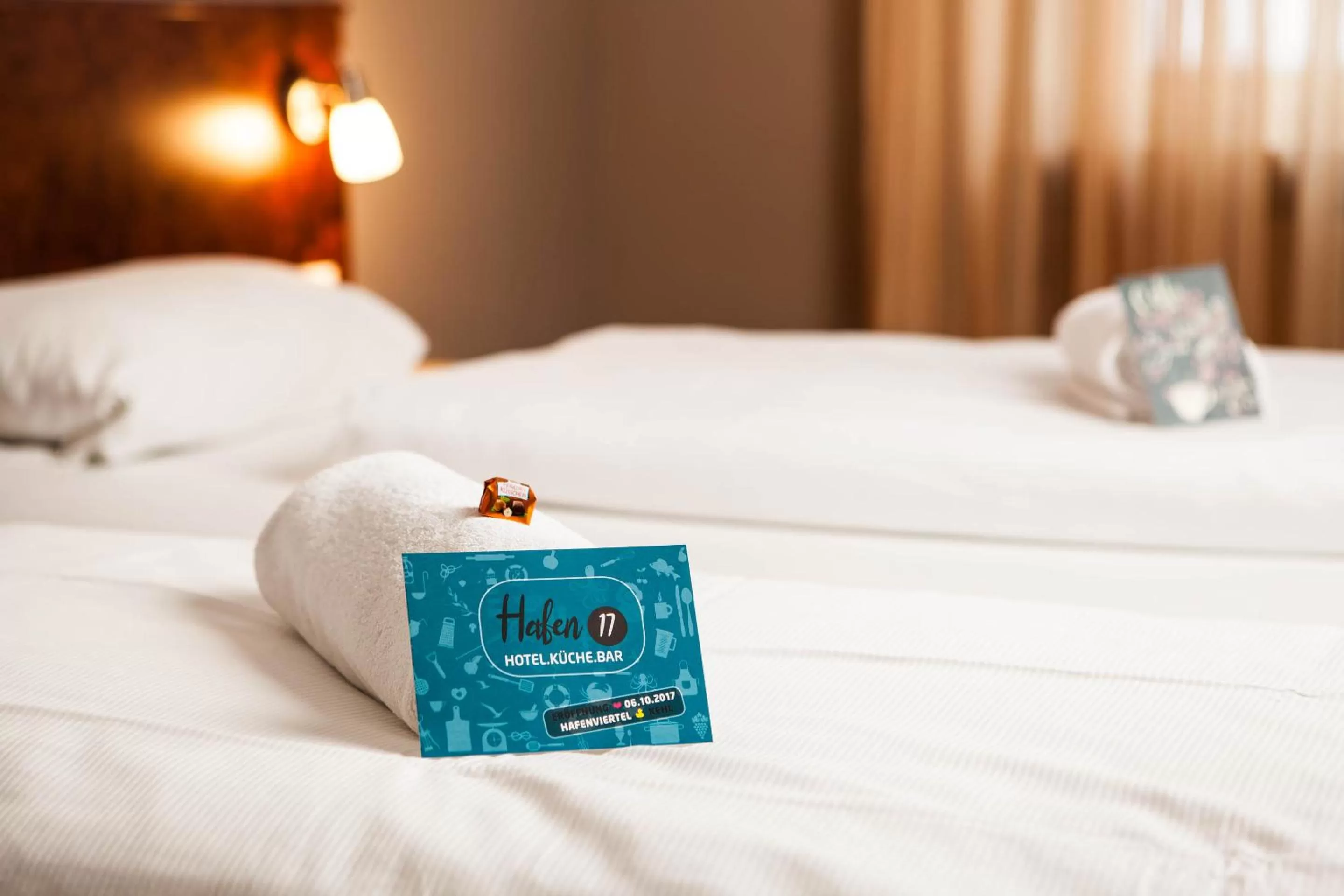 Standard Twin Room in Hafen 17 Hotel Küche Bar