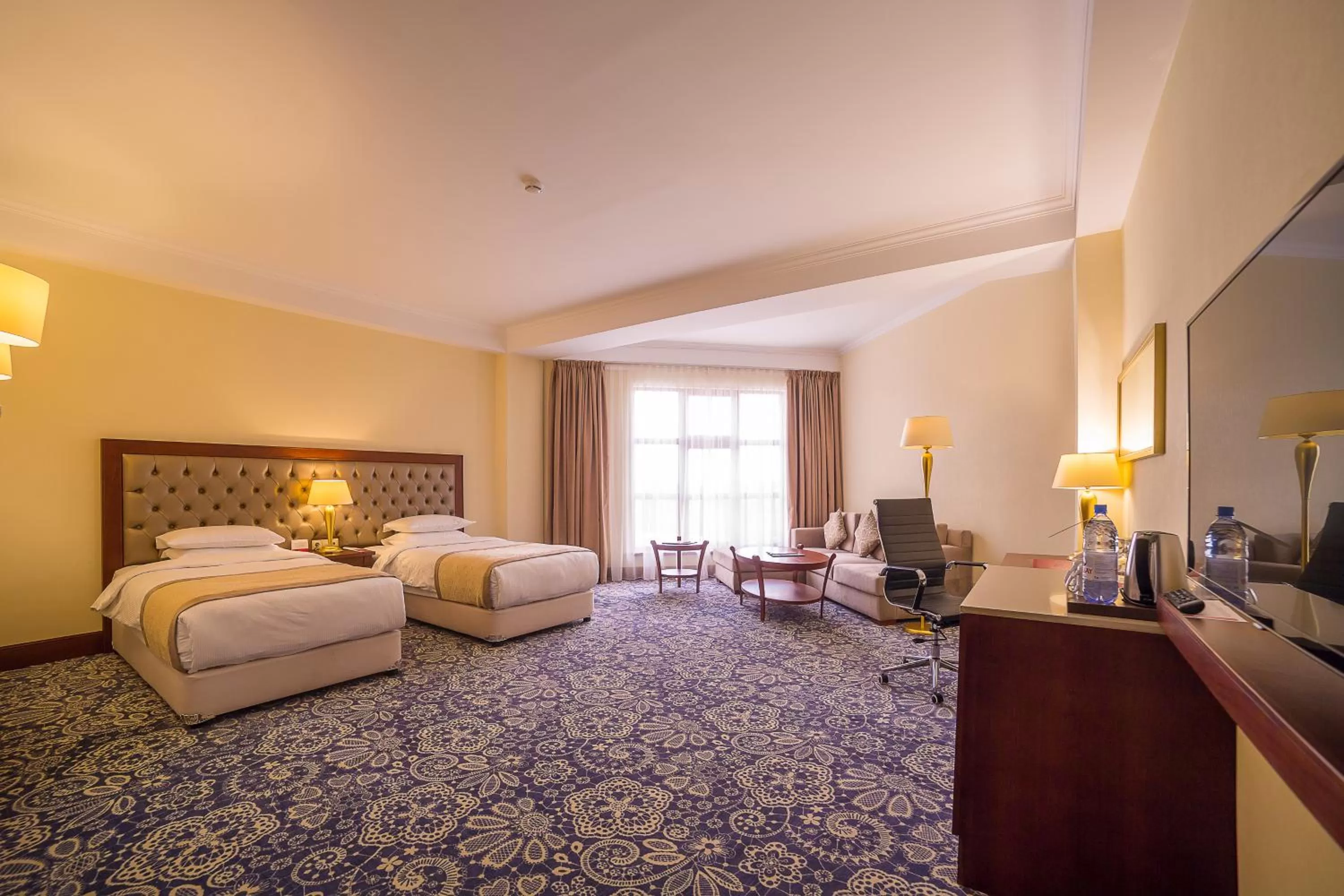 Superior Twin Room with City View - Non-Smoking in Ramada by Wyndham Almaty