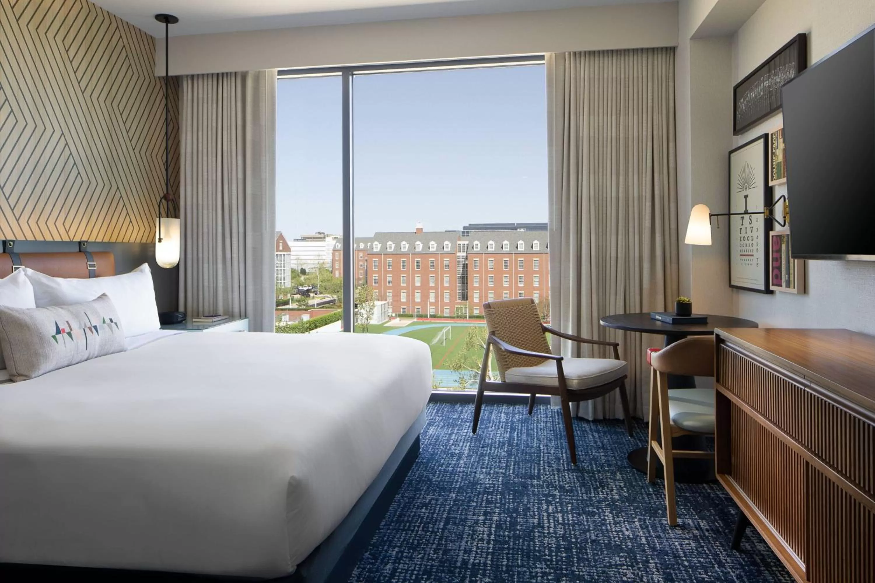 King Room with Urban View and Adapted Tub - Mobility and Hearing Accessible in The Ellison, Oklahoma City, a Tribute Portfolio Hotel