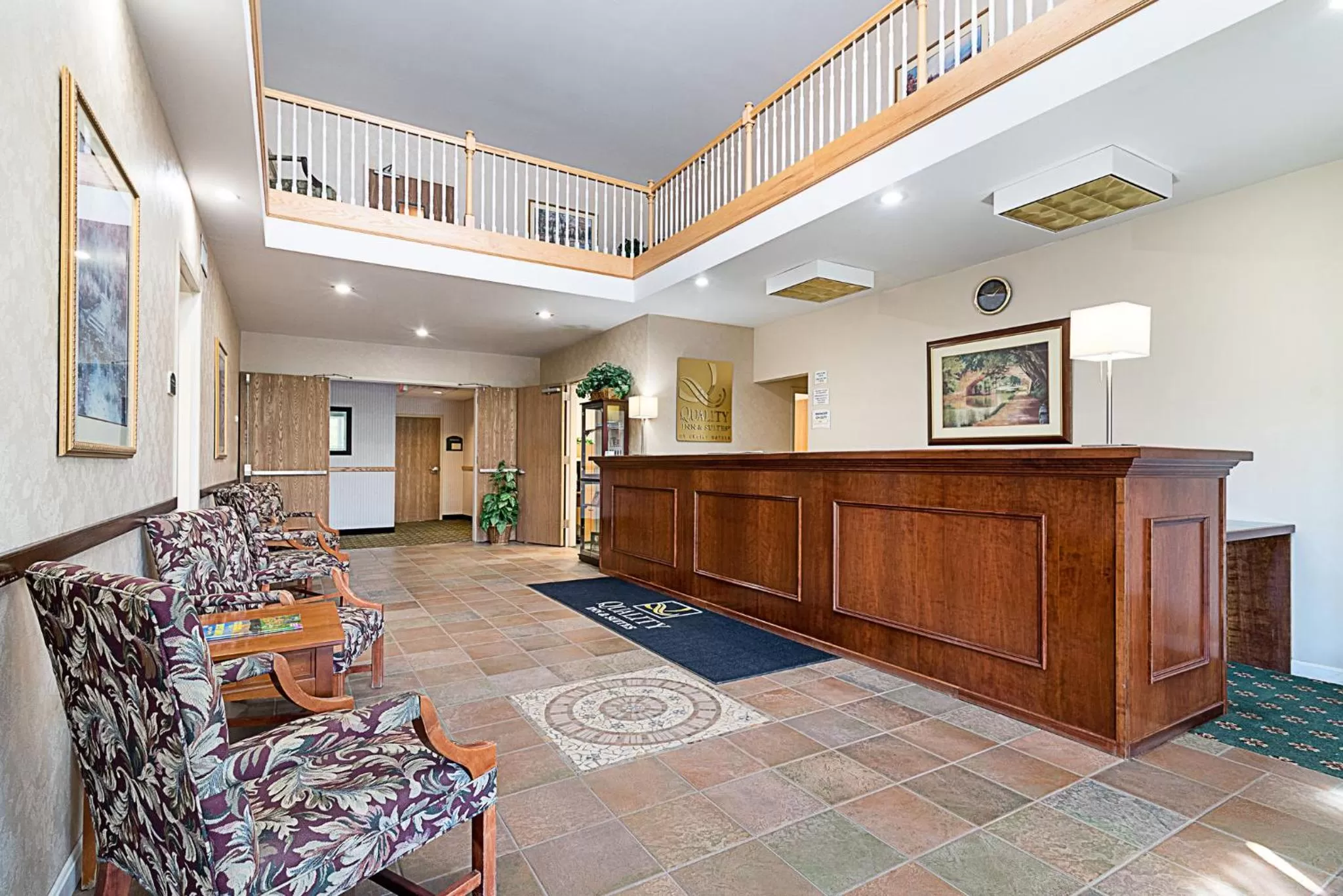 Lobby or reception in Quality Inn & Suites Schoharie near Howe Caverns