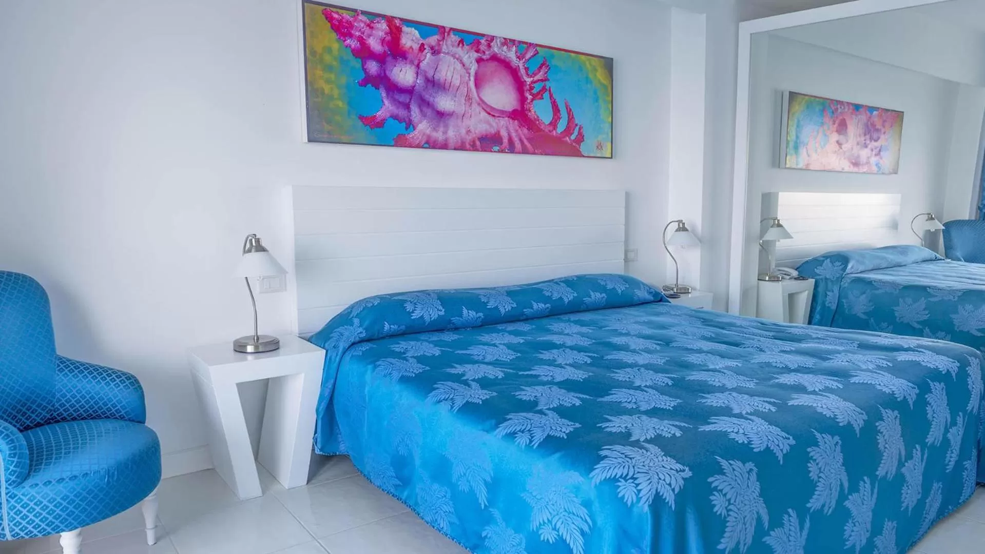 Comfort Double or Twin Room with Sea View in Hotel Miramare Stabia