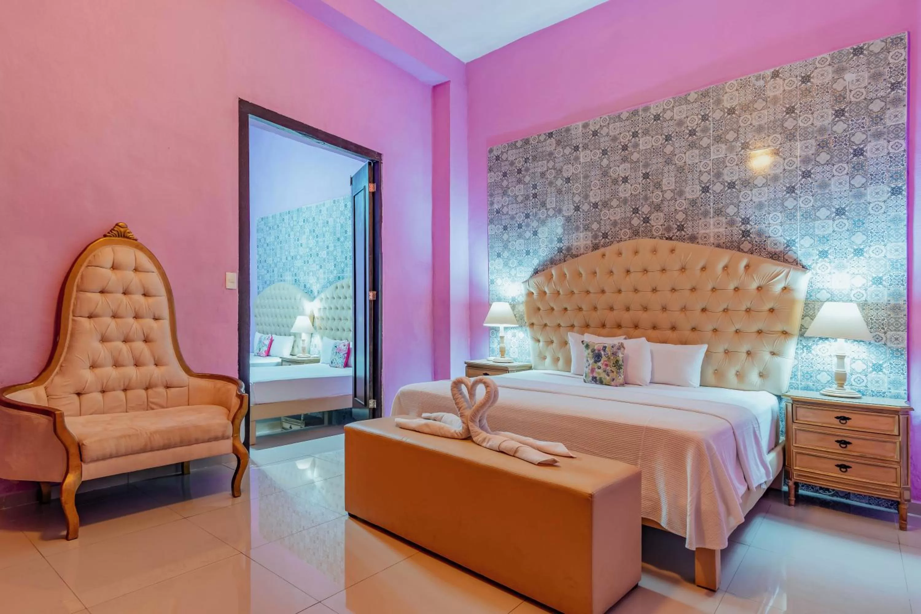 Superior Family Room in Hotel Lavanda CAS Merida