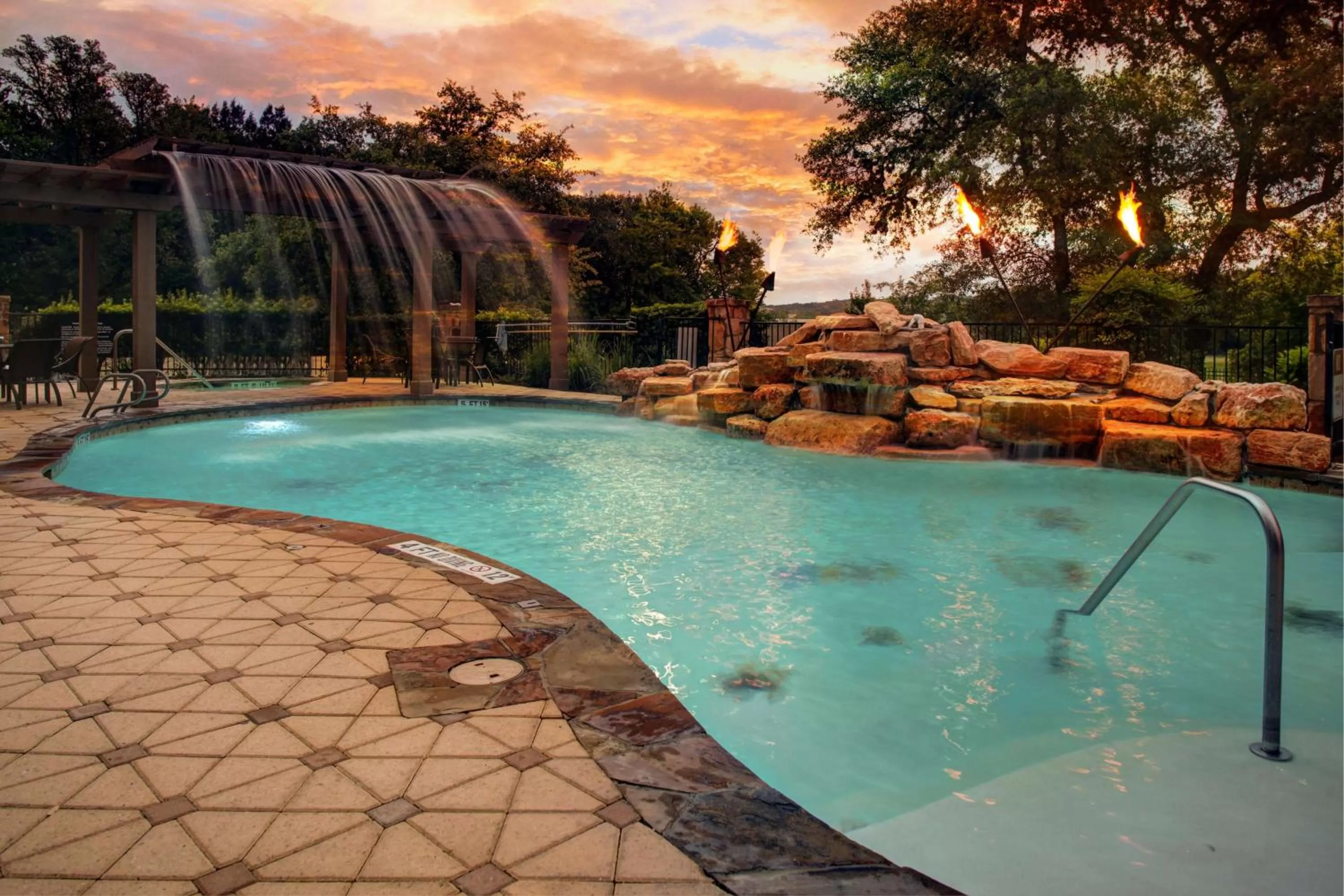 Pool view in Hampton Inn & Suites Boerne