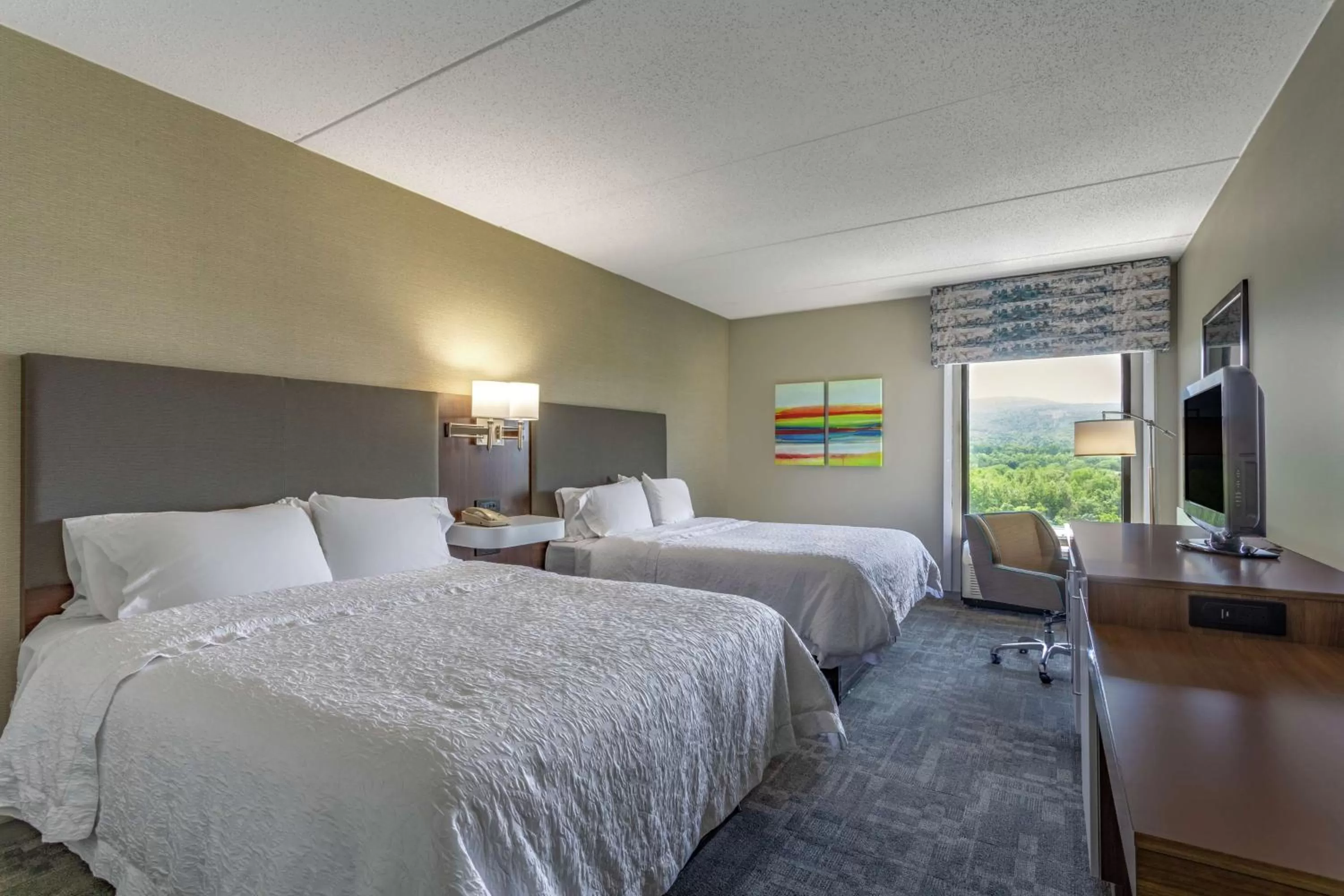 Queen Room with Two Queen Beds - Non-Smoking in Hampton Inn Bedford