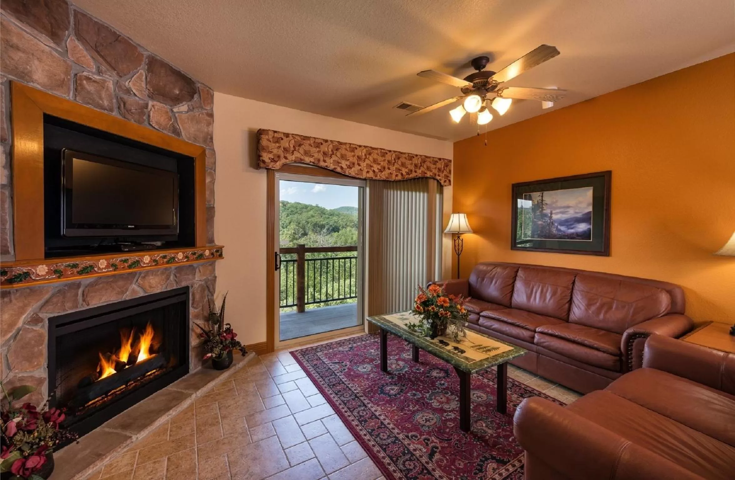 Grand One-bedroom Villa with Sofa Bed in Westgate Branson Woods Resort