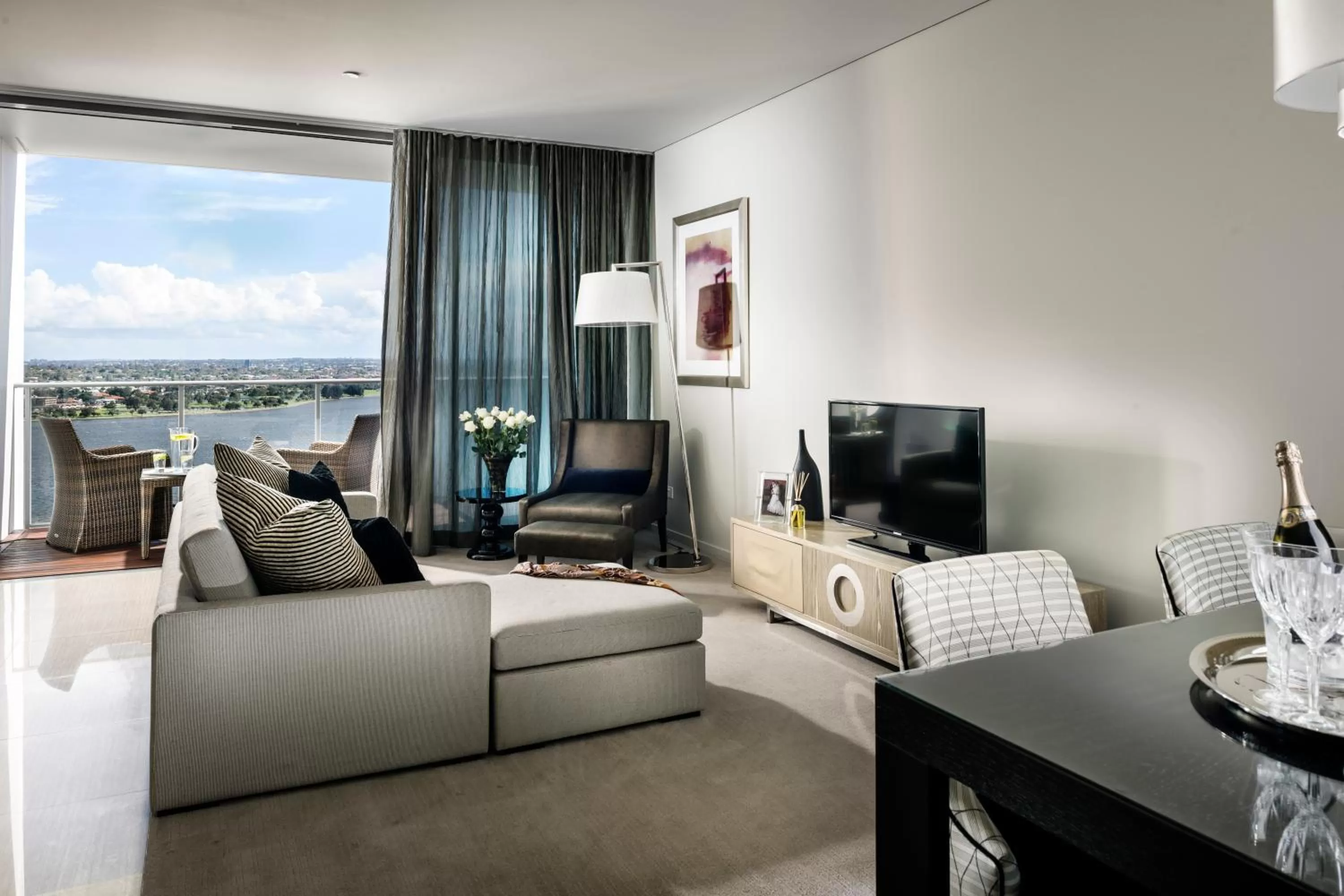Premier Two-Bedroom Apartment with Balcony  in Fraser Suites Perth
