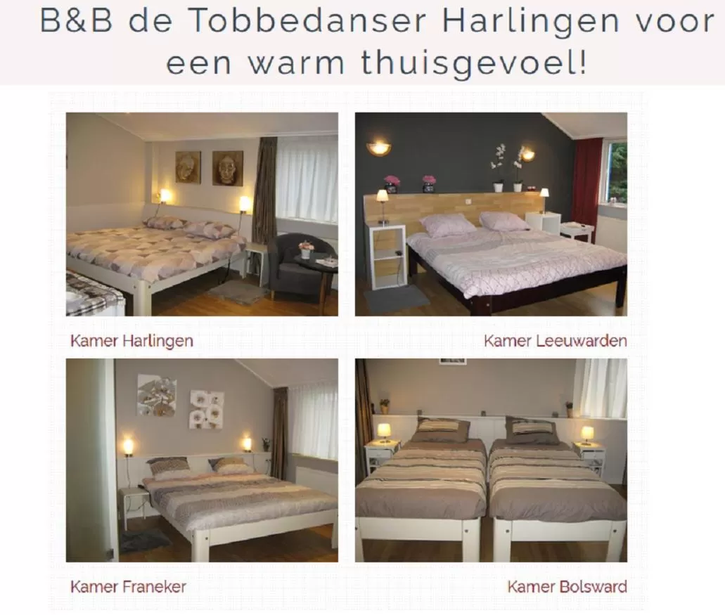Deluxe Double Room in B&B De Tobbedanser Harlingen