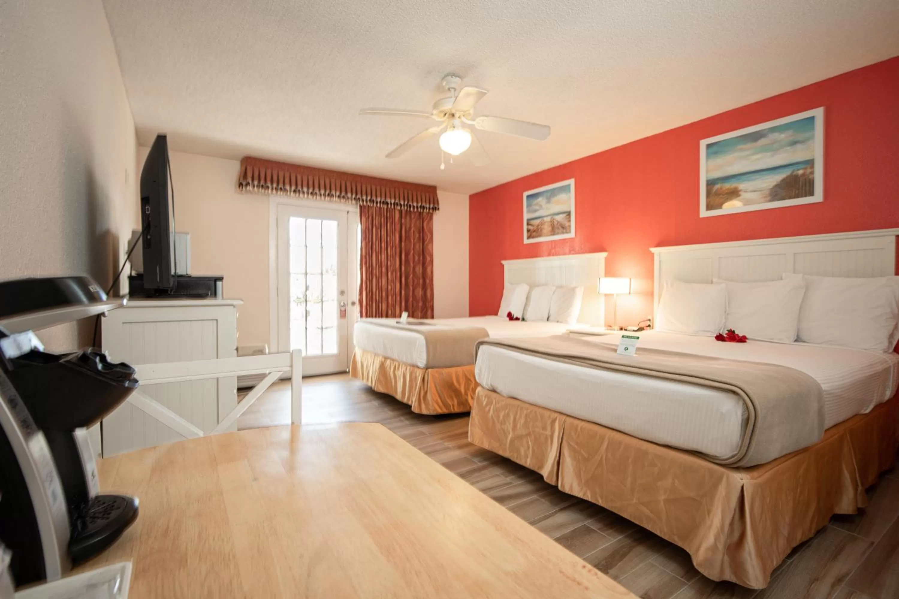 Standard Room With Two Queen Beds - Non-Smoking in Island Sun Inn & Suites - Venice, Florida Historic Downtown & Beach Getaway