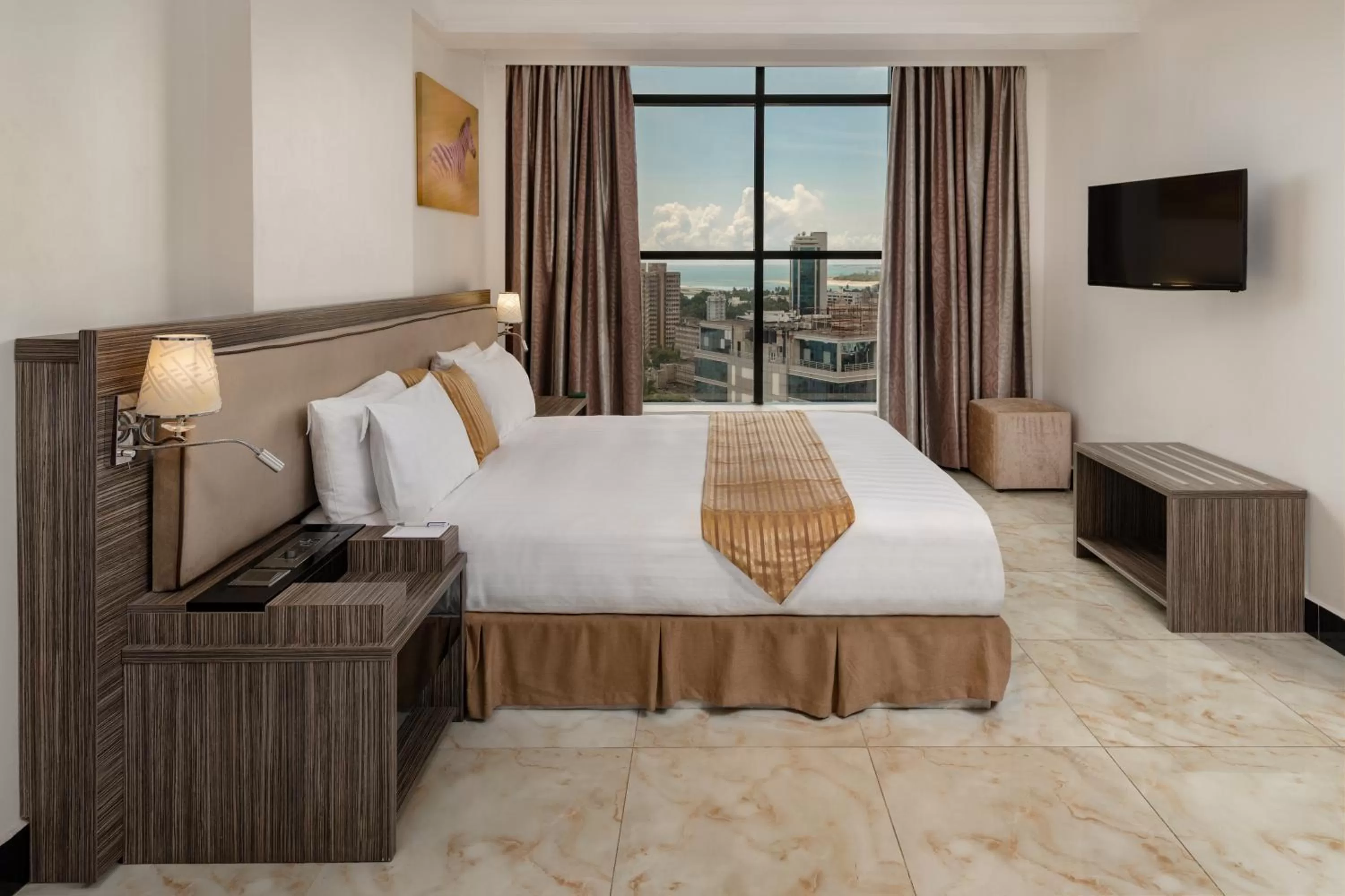 Junior Queen Suite 19th Floor in Golden Tulip Dar Es Salaam City Center Hotel