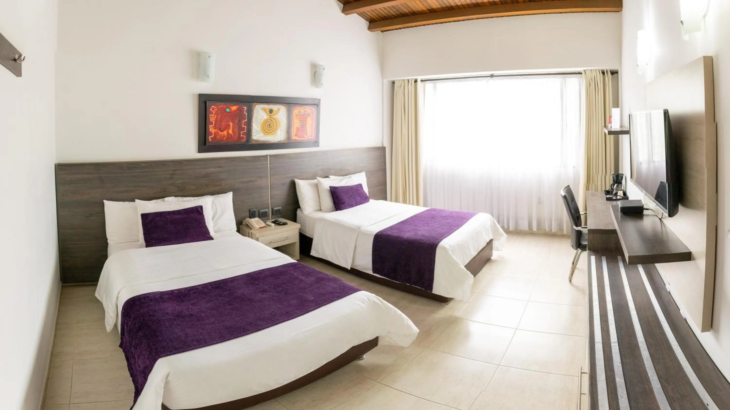 Double Room with Two Double Beds in Hotel San Juan Internacional