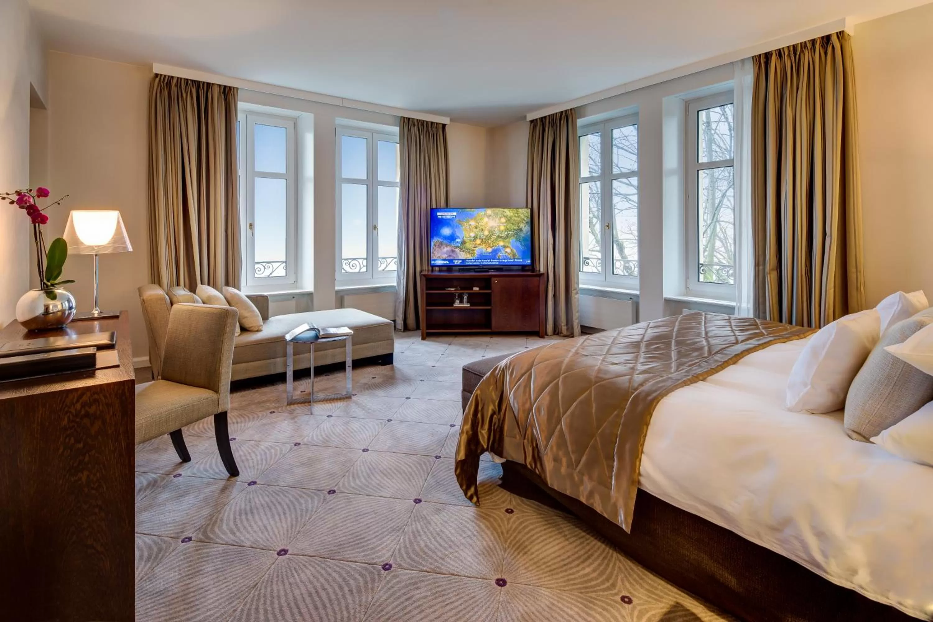 Presidential Suite in Lausanne Palace