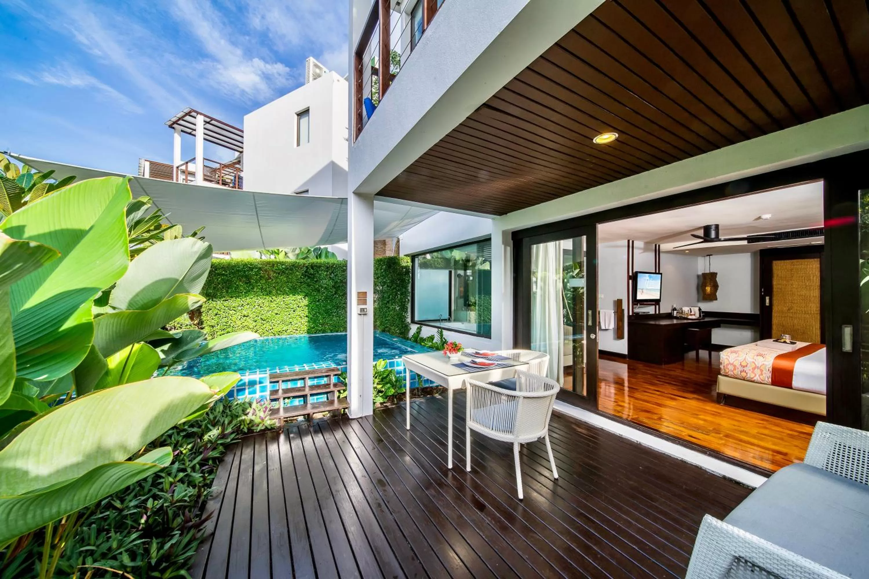 Zen Plus Jacuzzi Pool Terrace in The Rock Hua Hin Beachfront Spa Resort