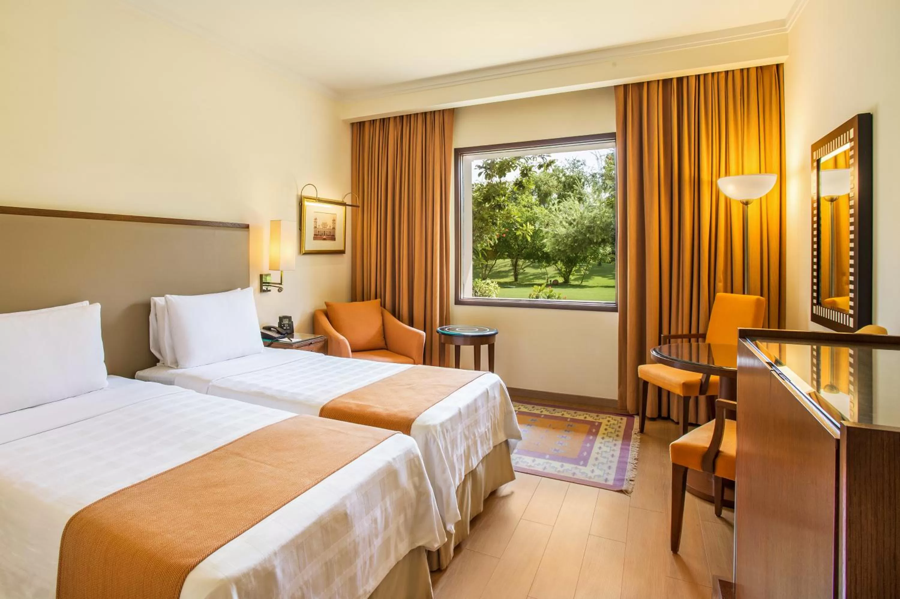 Deluxe Double or Twin Room with Garden View in Trident Agra