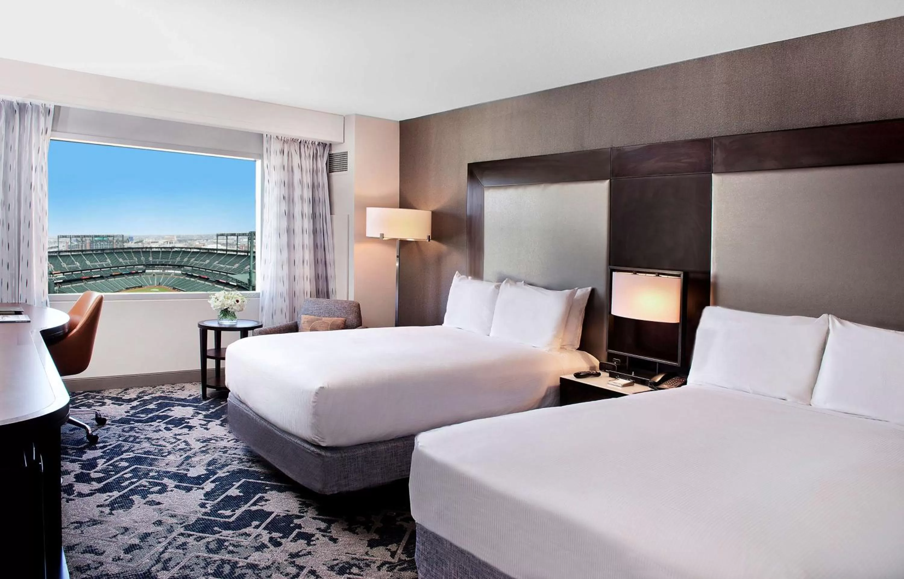 Double Room with Two Double Beds in Hilton Baltimore Inner Harbor