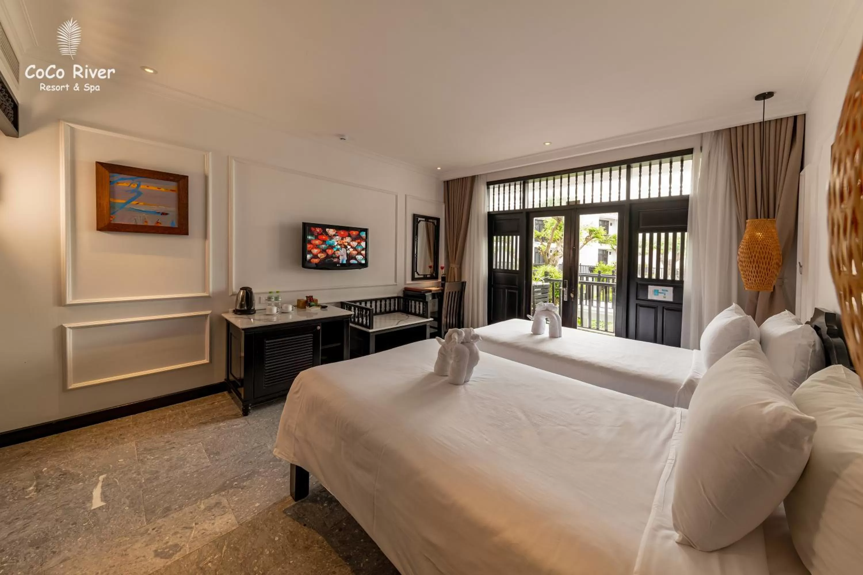 Deluxe Double Room with Garden View in Hoi An Coco River Resort & Spa