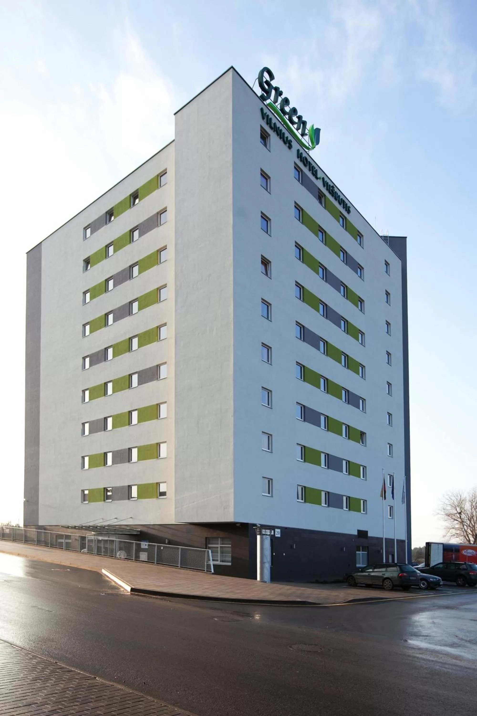 Facade/entrance in Green Vilnius Hotel