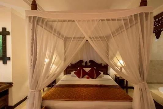 Deluxe Double Room with Pool View in Sahadewa Resort & Spa