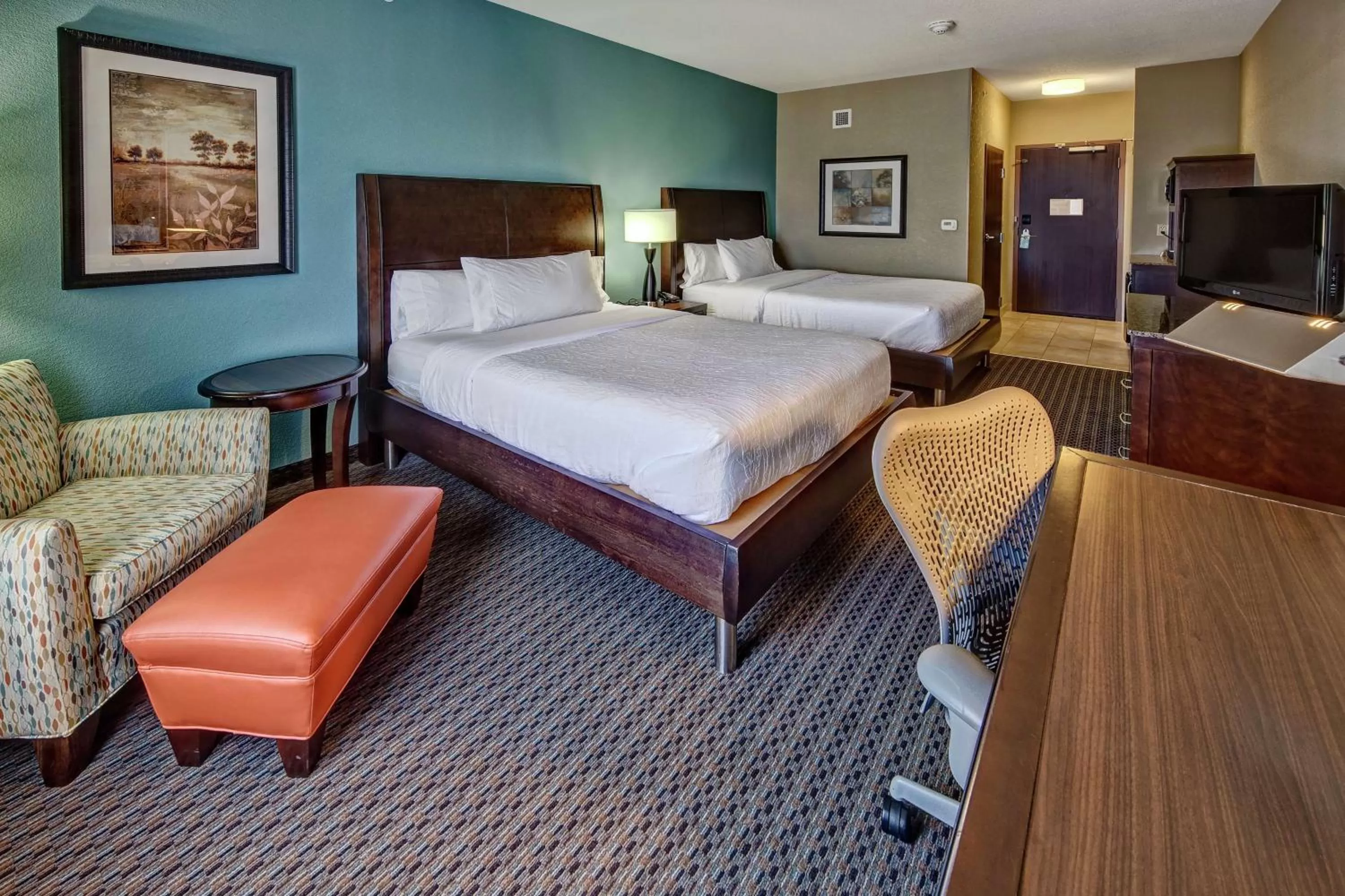 Queen Room with Two Queen Beds in Hilton Garden Inn Midtown Tulsa
