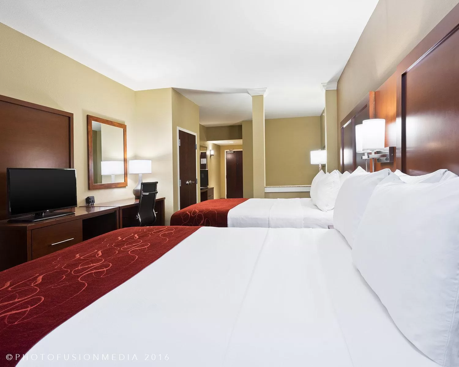Queen Suite with Two Queen Beds - Accessible/Non-Smoking in Comfort Suites DuBois Country Club
