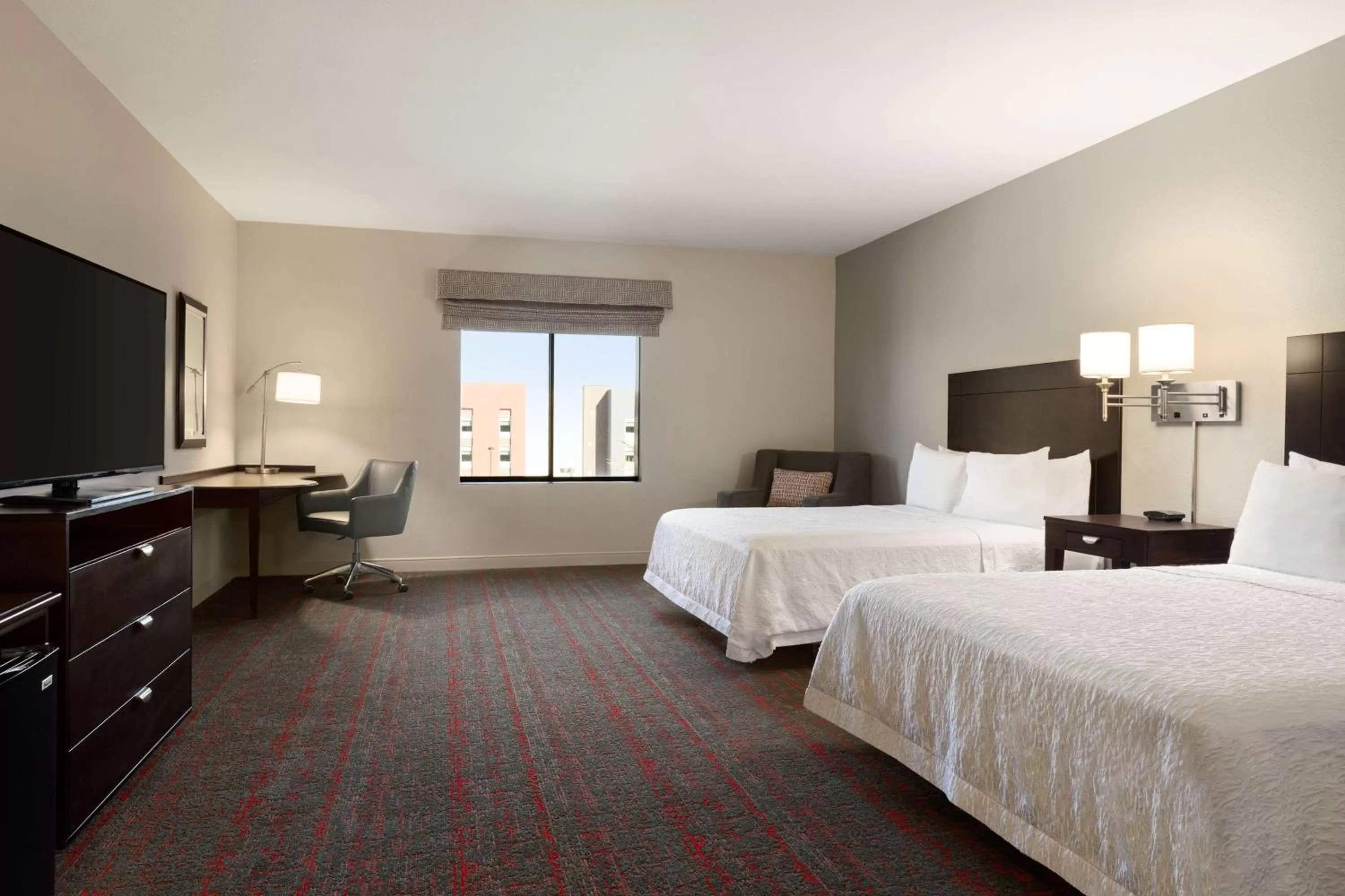 Queen Room with Two Queen Beds - Mobility and Hearing Access/Non-Smoking in Hampton Inn & Suites Phoenix Glendale-Westgate