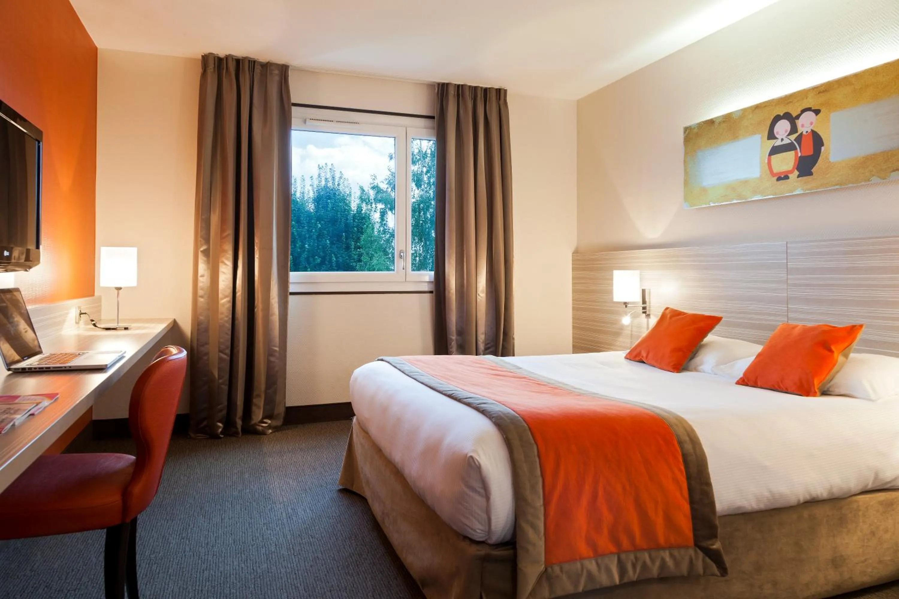 Double Room in Kyriad Hotel Strasbourg Lingolsheim