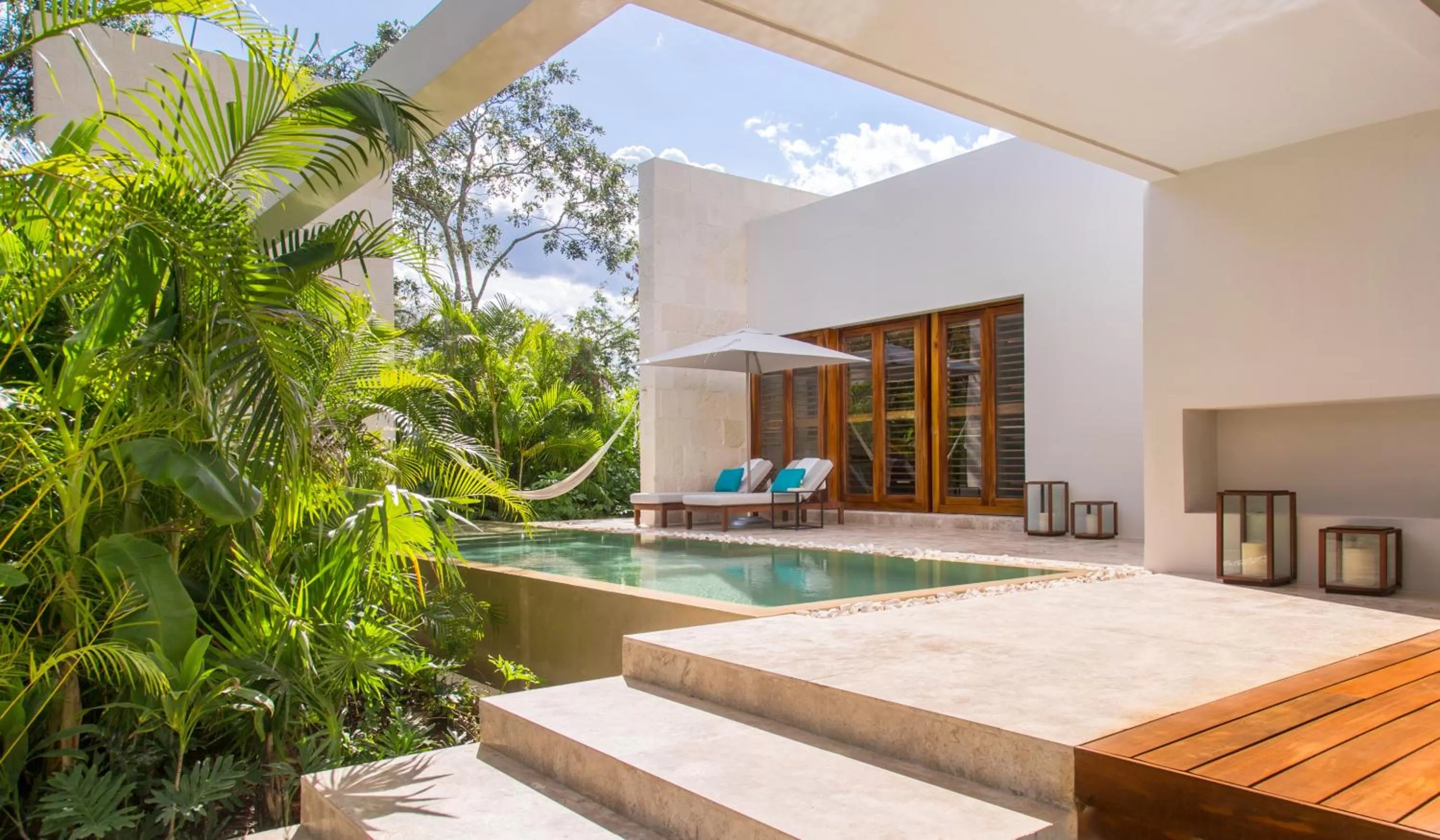 Balcony/Terrace in Chablé Yucatan
