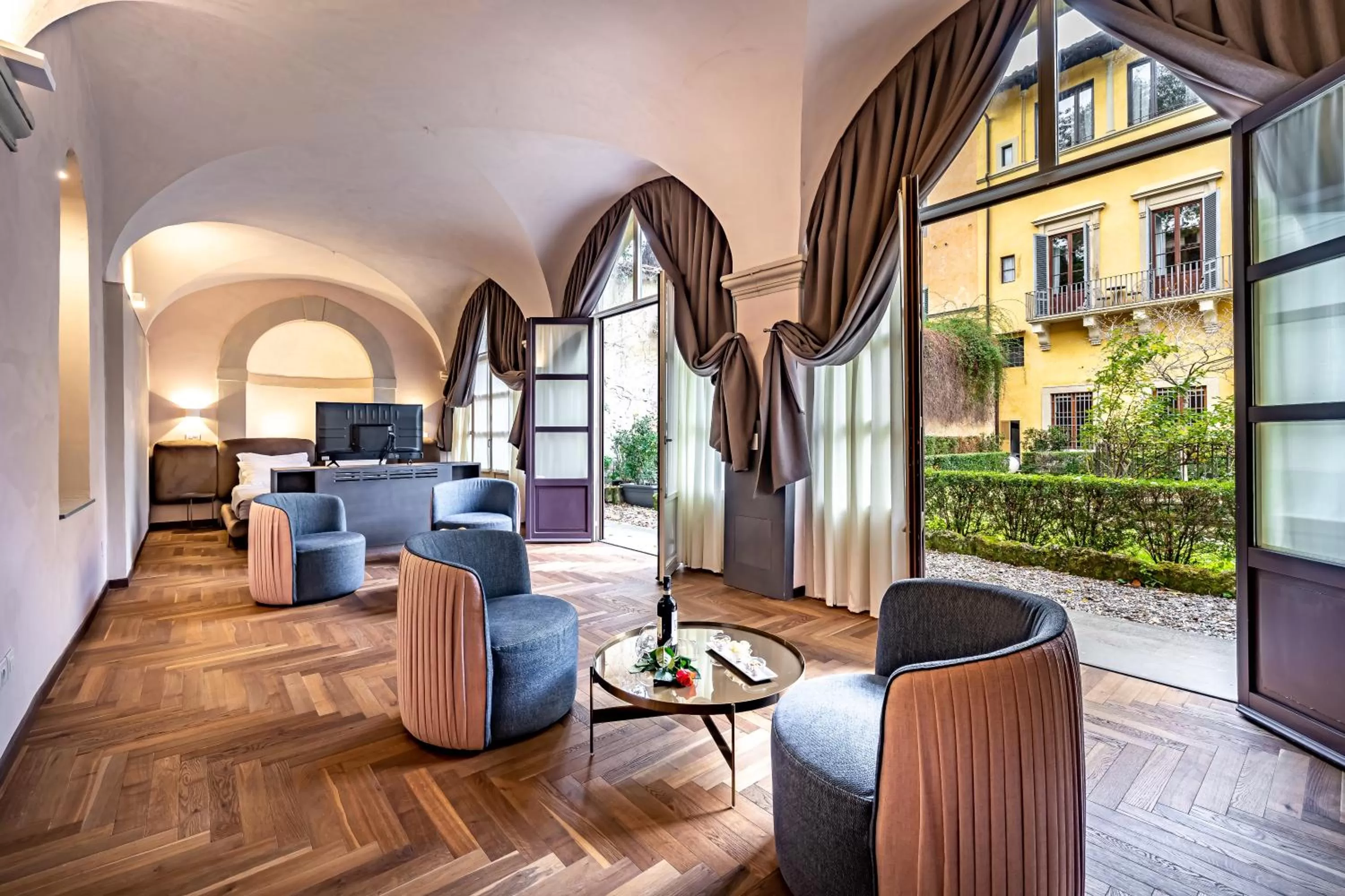King Room with Garden View in Hotel La Scaletta al Ponte Vecchio
