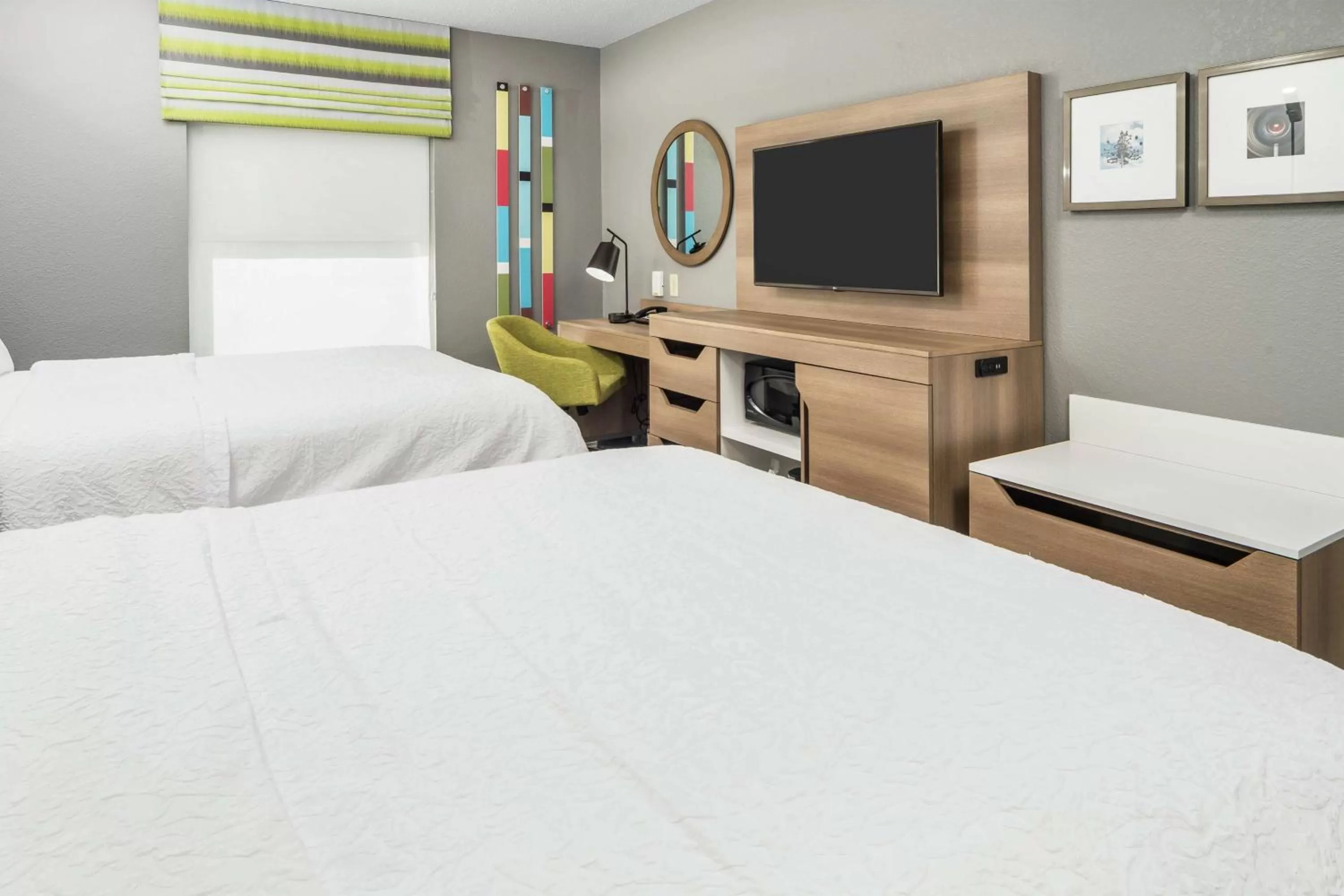 Queen Room with Two Queen Beds - Hearing Access/Non-Smoking in Hampton Inn Wilson Downtown