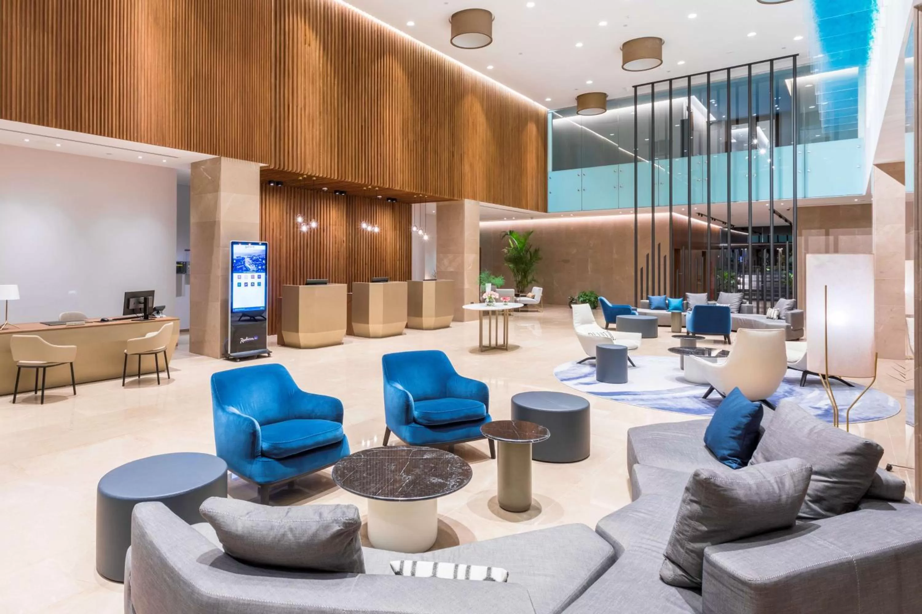 Lobby or reception in Radisson Blu Hotel, Larnaca