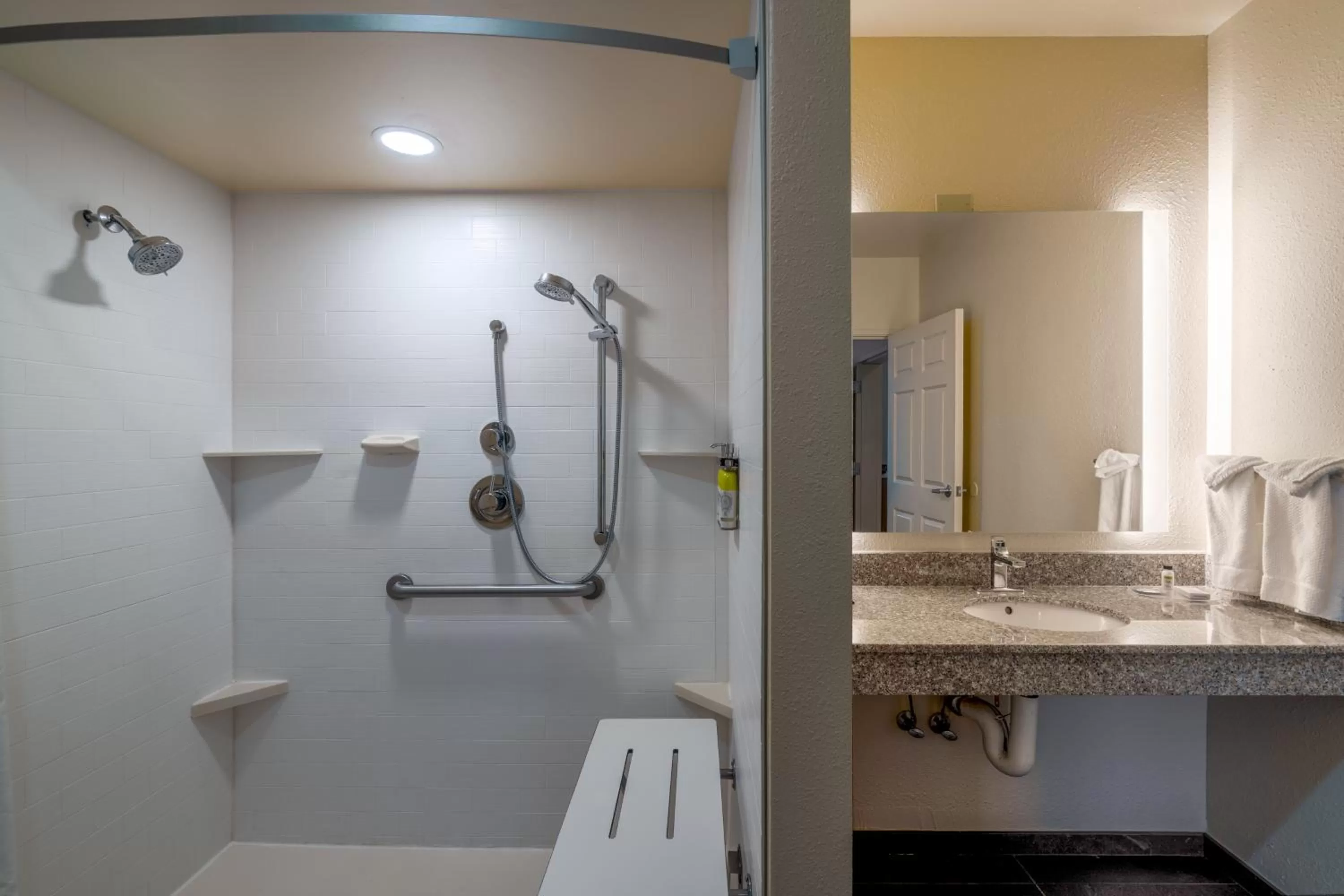Shower in Staybridge Suites Memphis-Poplar Ave East by IHG