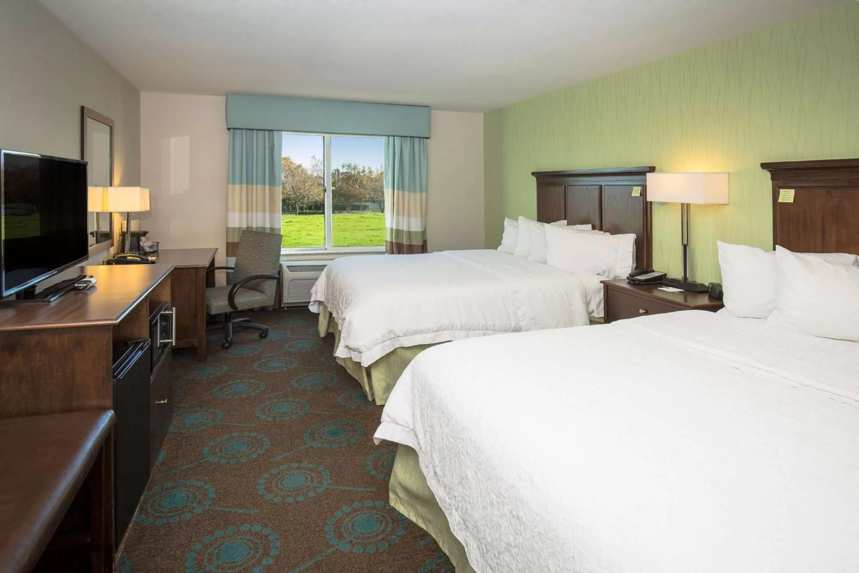 Room with Two Queen Beds - Non-Smoking in Hampton Inn & Suites Suisun City Waterfront