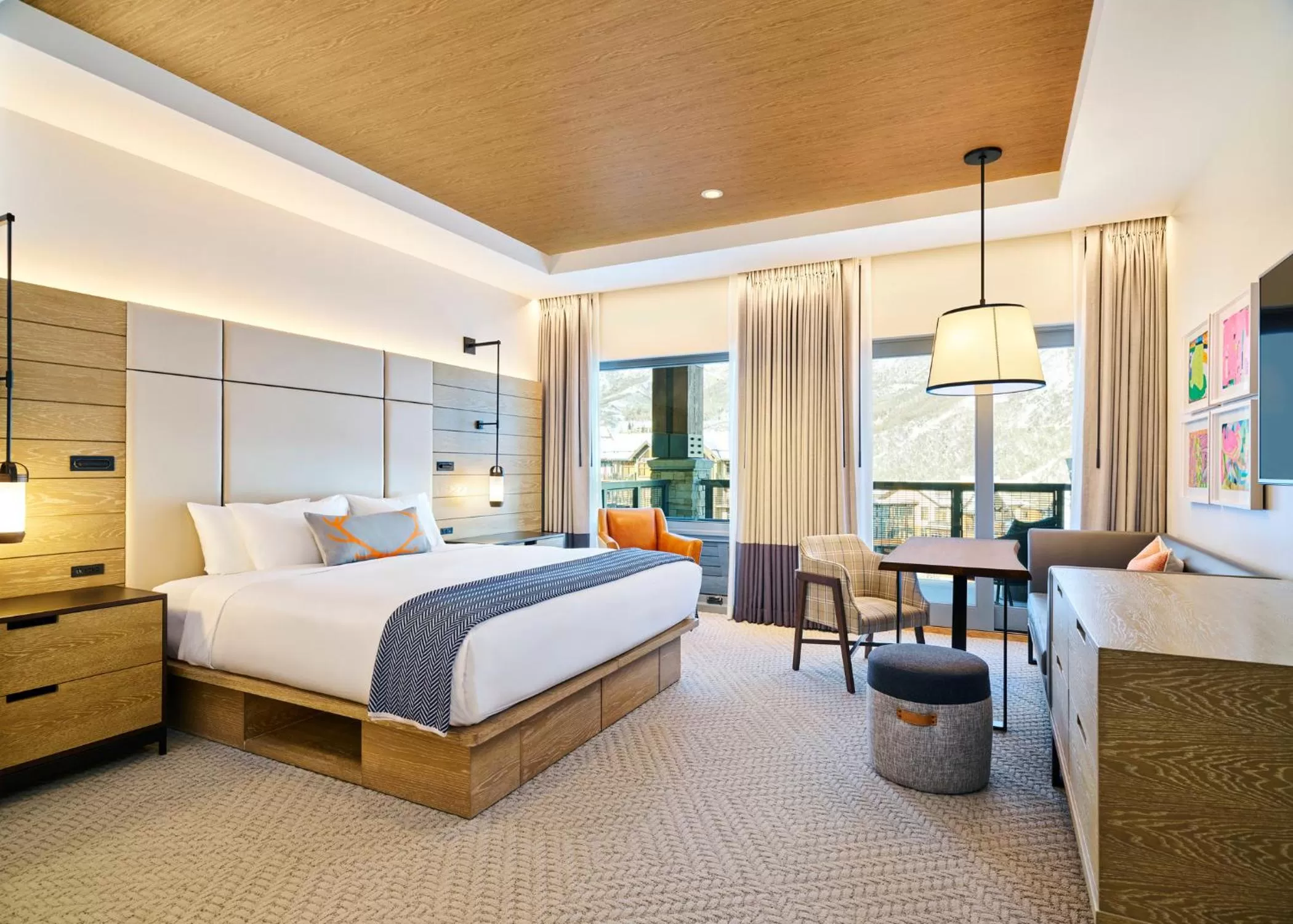 Terrace King Room in Limelight Hotel Snowmass