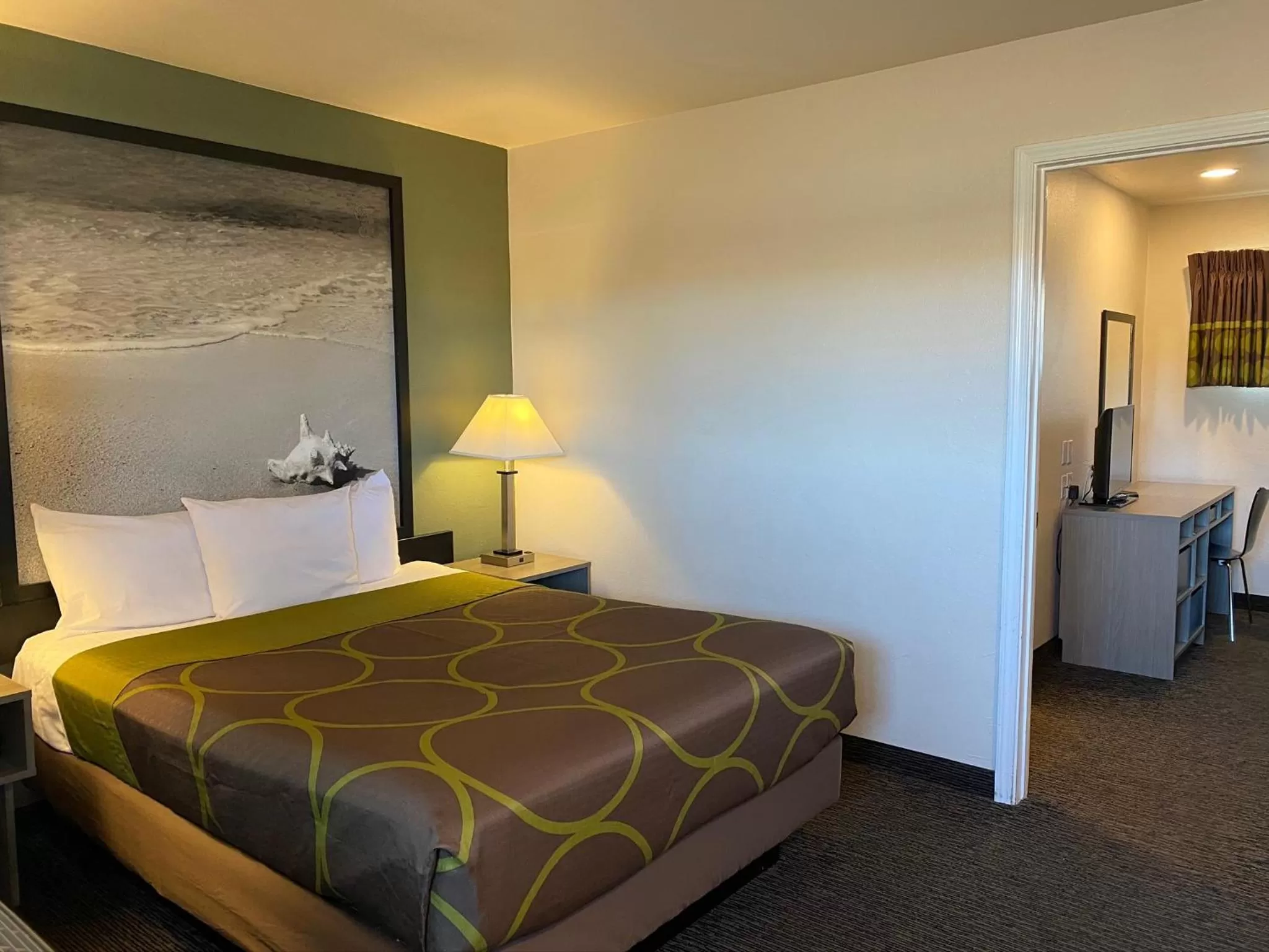 Deluxe Queen Room with Two Queen Beds - Non-Smoking in Super 8 by Wyndham Monterey