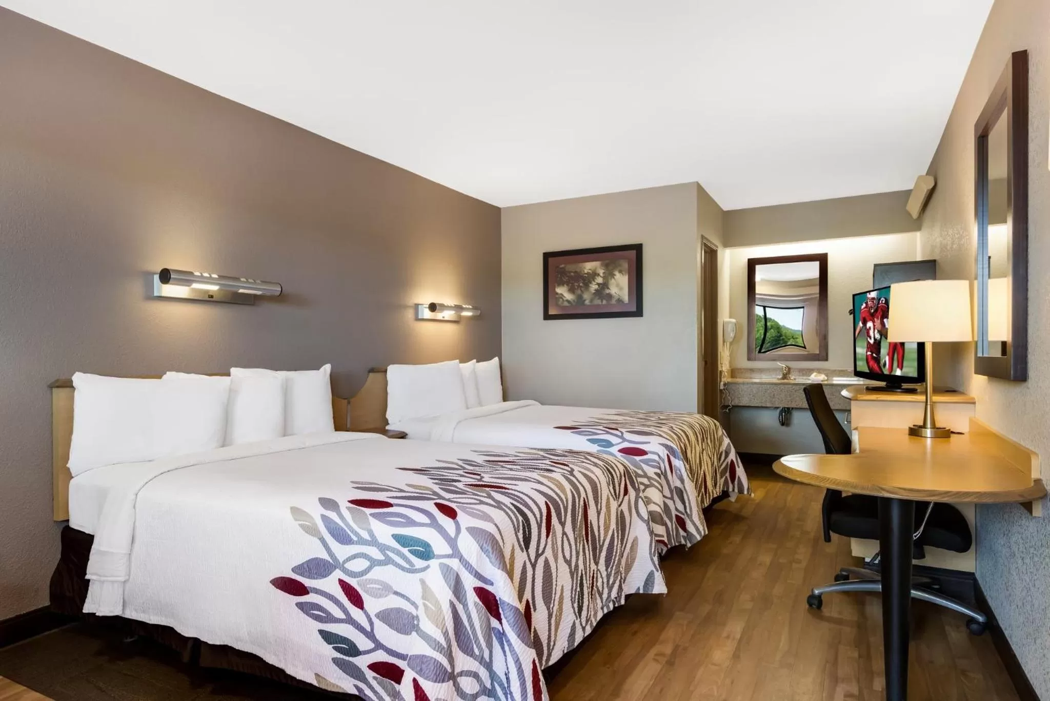 Standard Room with Two Double Beds Smoke Free in Red Roof Inn Asheville - Biltmore West