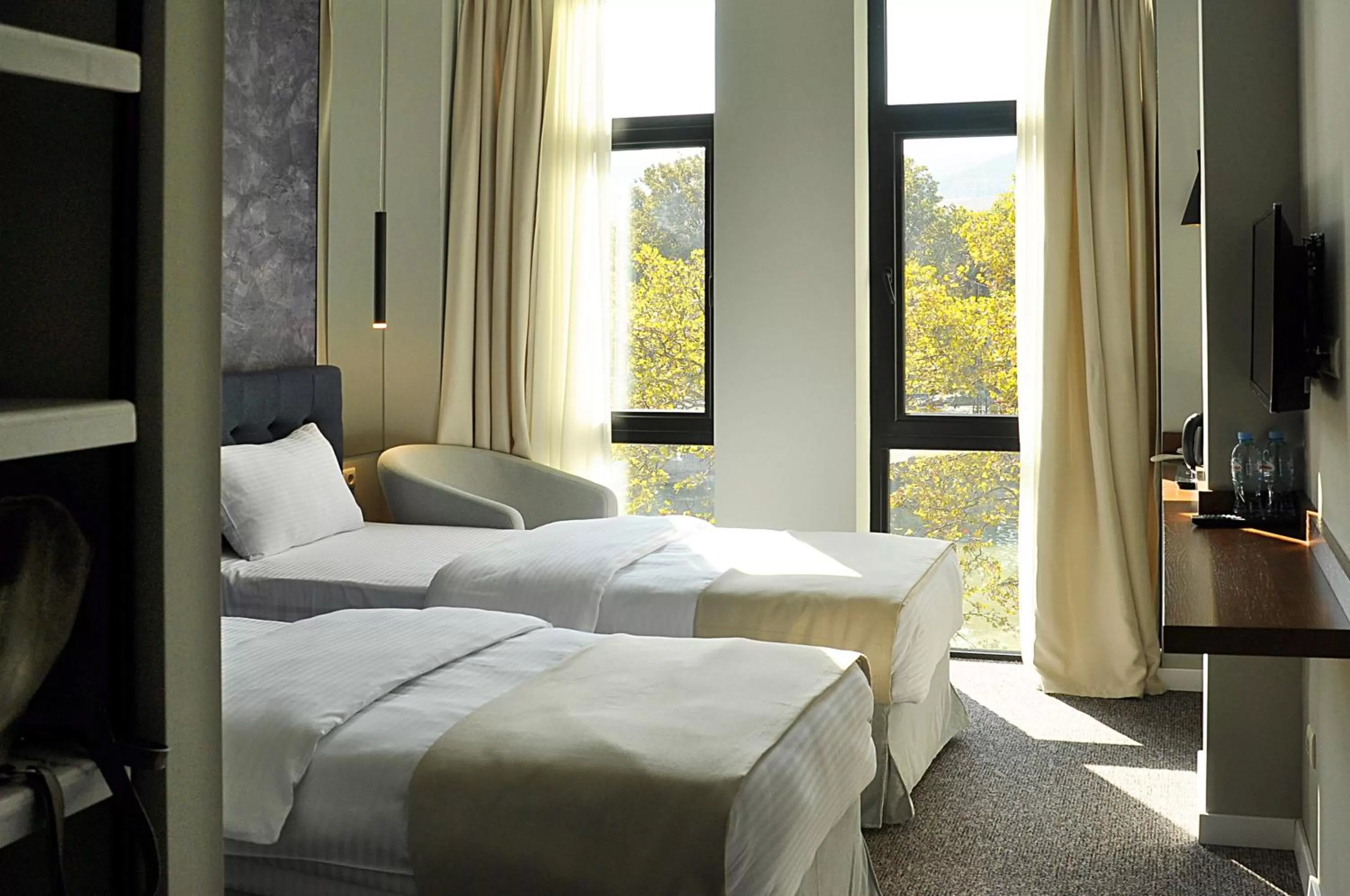 Twin Room with River View in River View Hotel Tbilisi