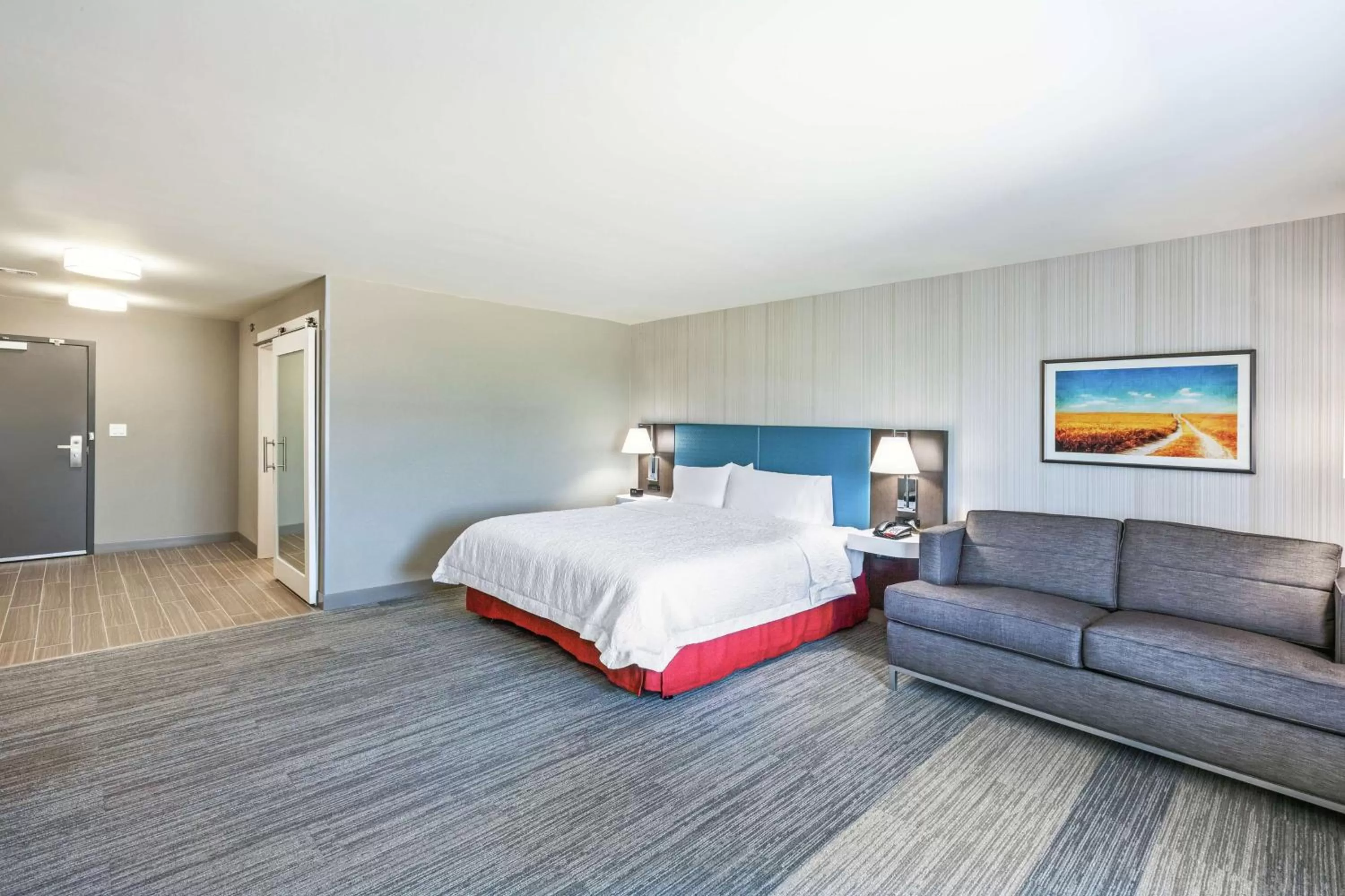 King Room with Sofa Bed - Hearing Access/Non-Smoking in Hampton Inn Gardner