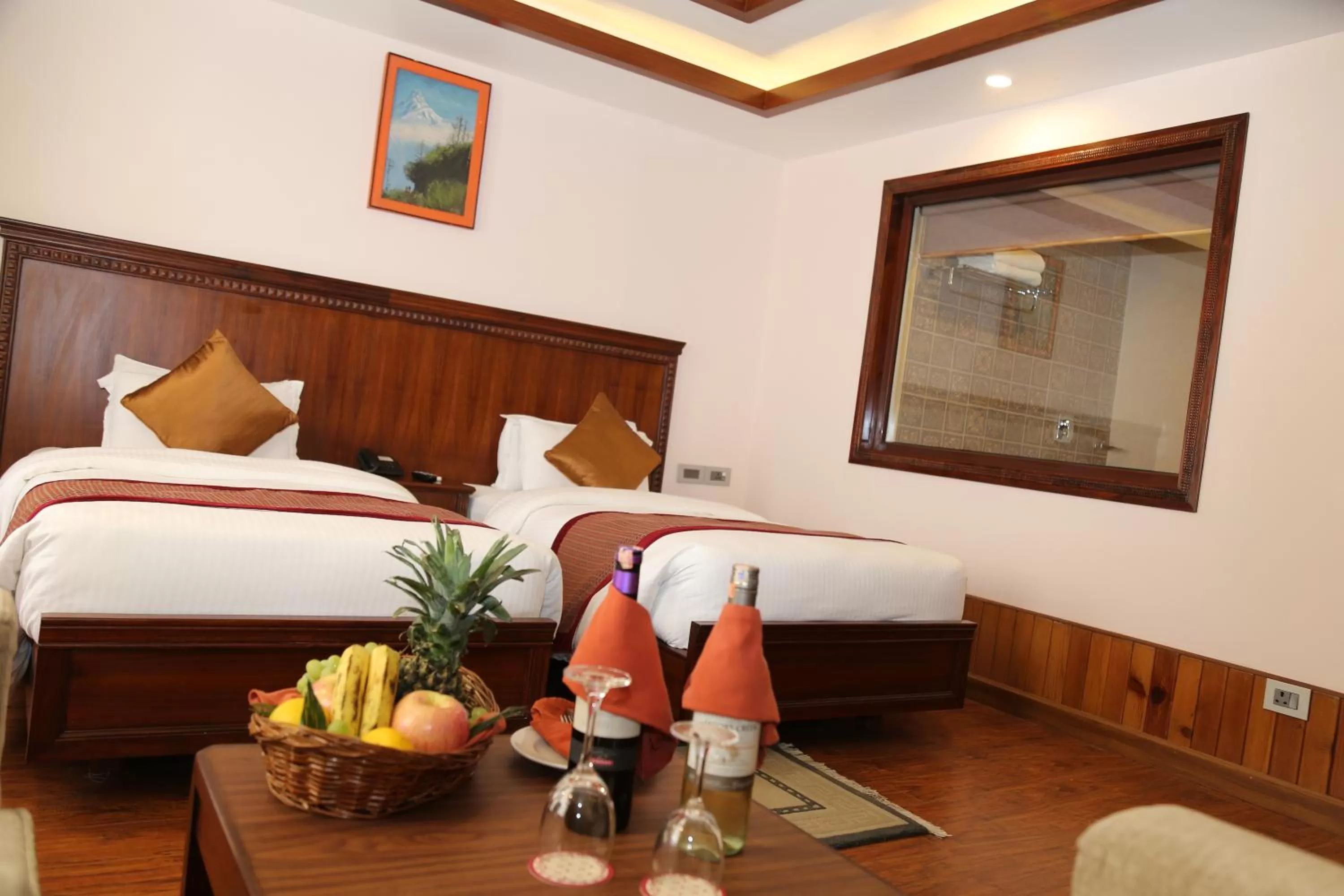 Deluxe Room - single occupancy - Free Airport pickup and 20% Off on Spa in Hotel Manang - Thamel, Kathmandu