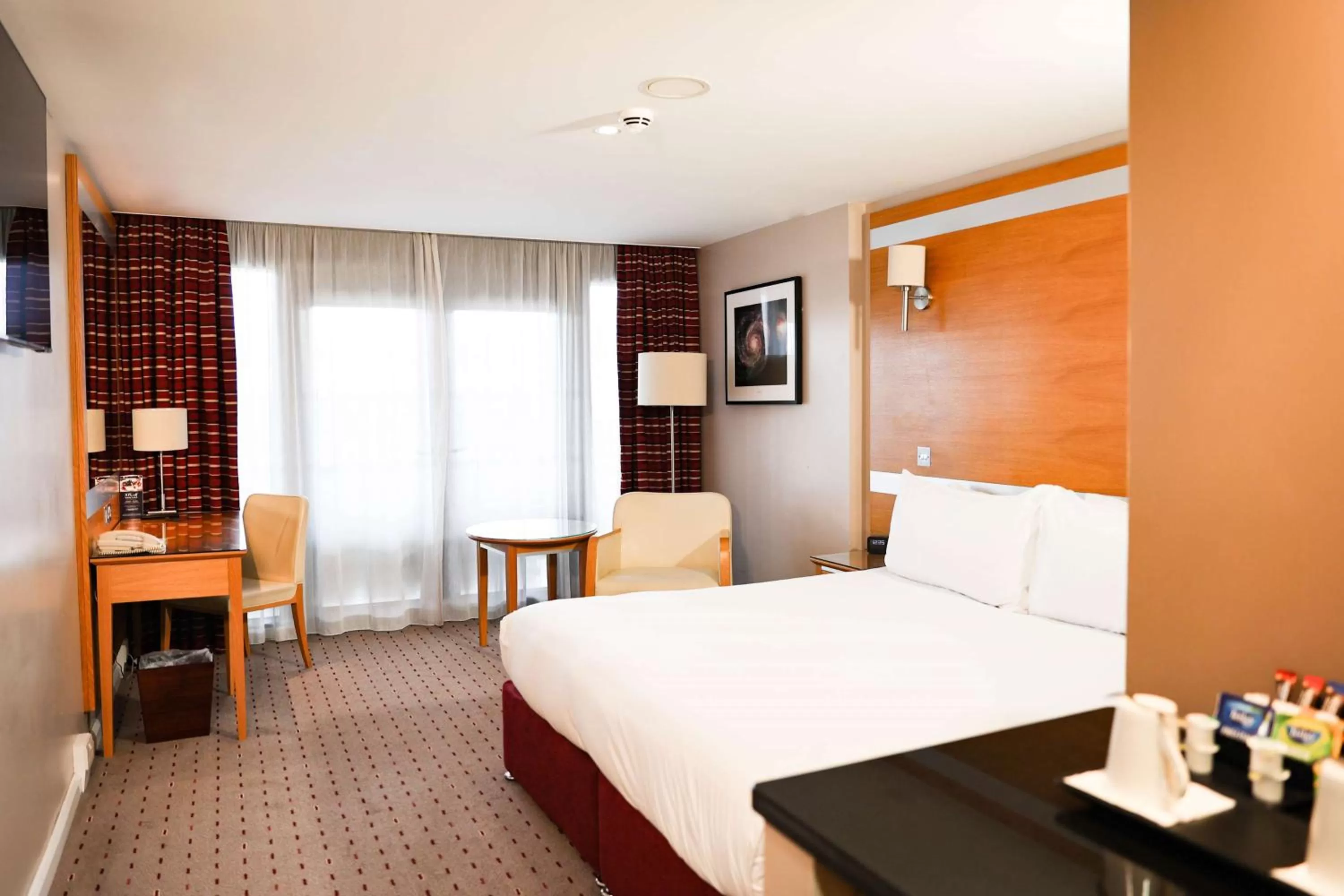 King Deluxe with Daytime Pitch View   in DoubleTree By Hilton Milton Keynes