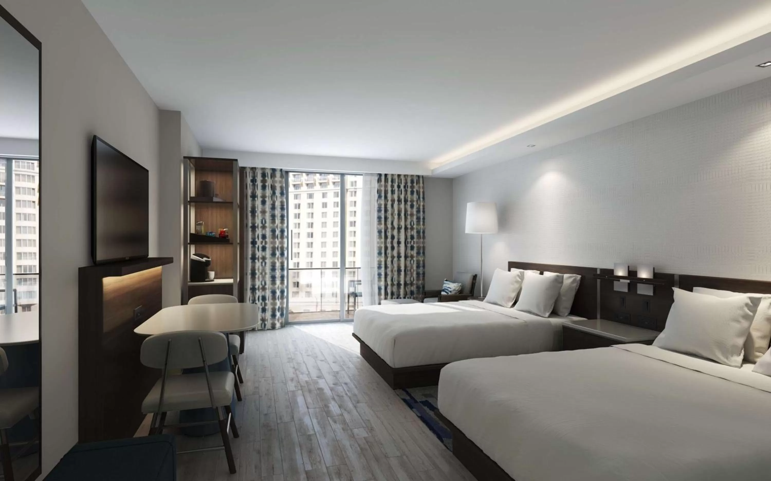 Queen Room with Two Queen Beds, Balcony and Accessible Tub in Hyatt Centric Brickell Miami
