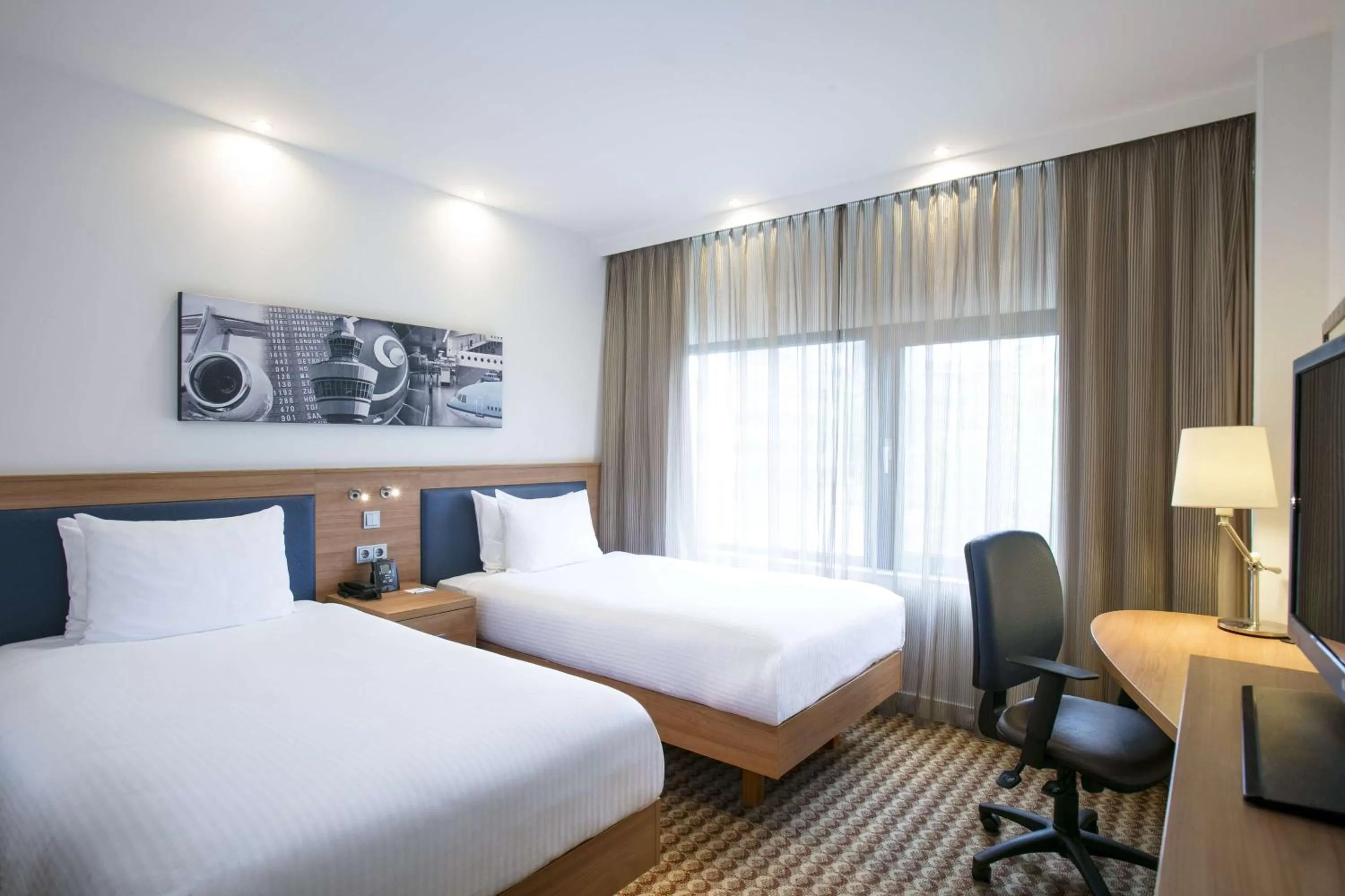 Twin Room in Hampton by Hilton Amsterdam Airport Schiphol