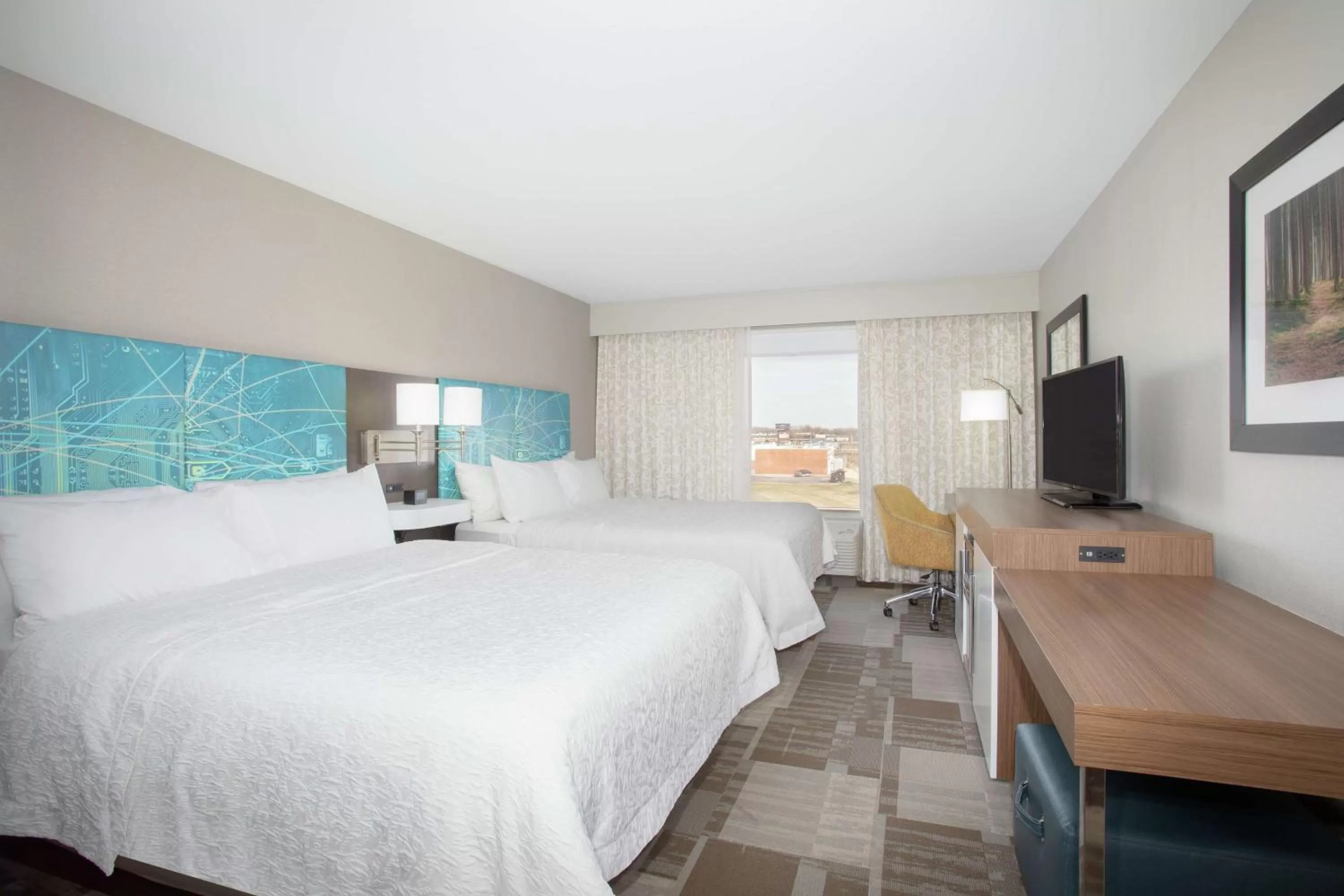 Room with Two Queen Beds - Non-Smoking in Hampton Inn Bellevue