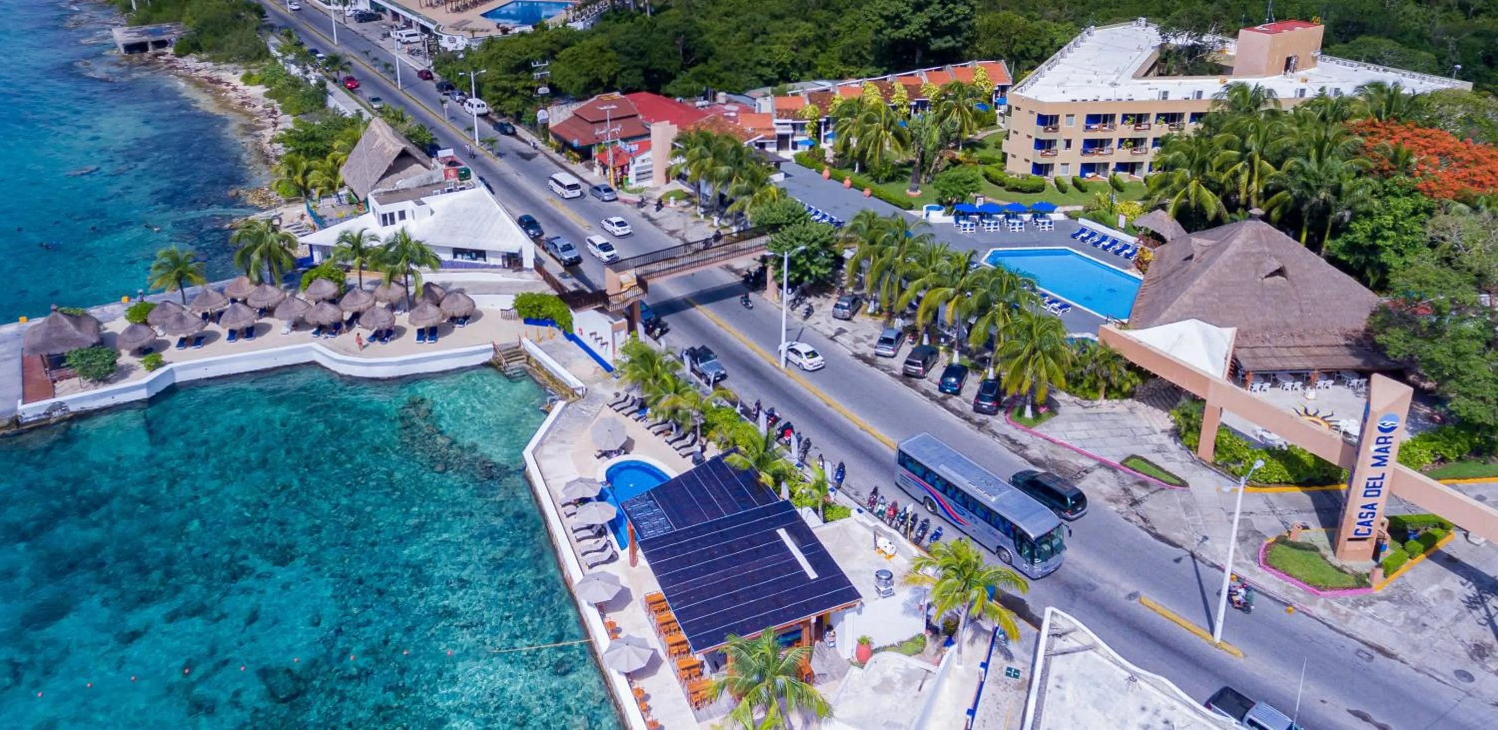Casa del Mar Cozumel Hotel & Dive Resort with free access to an exclusive beach club