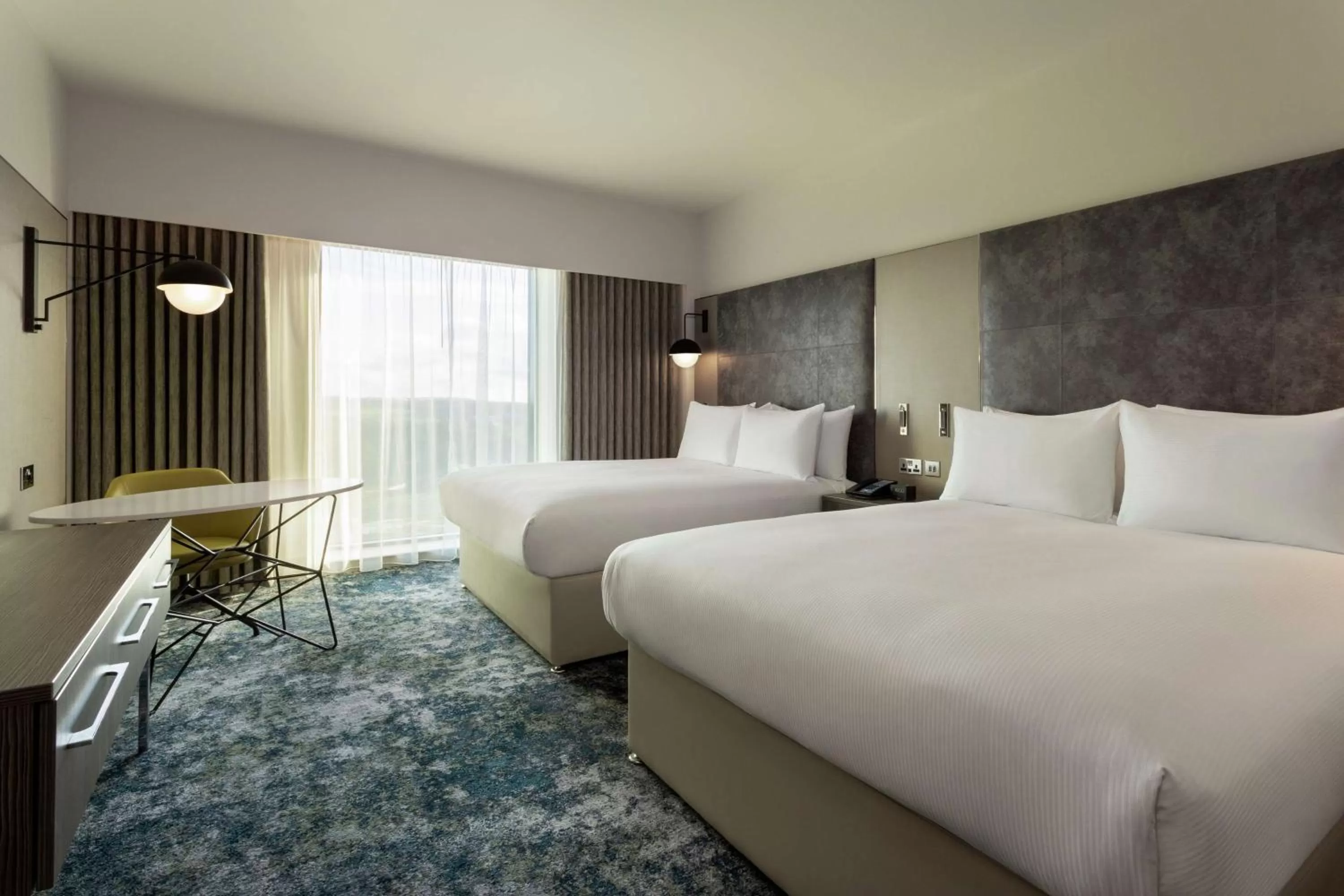 Family Room with Two Queen Beds in Hilton Aberdeen TECA