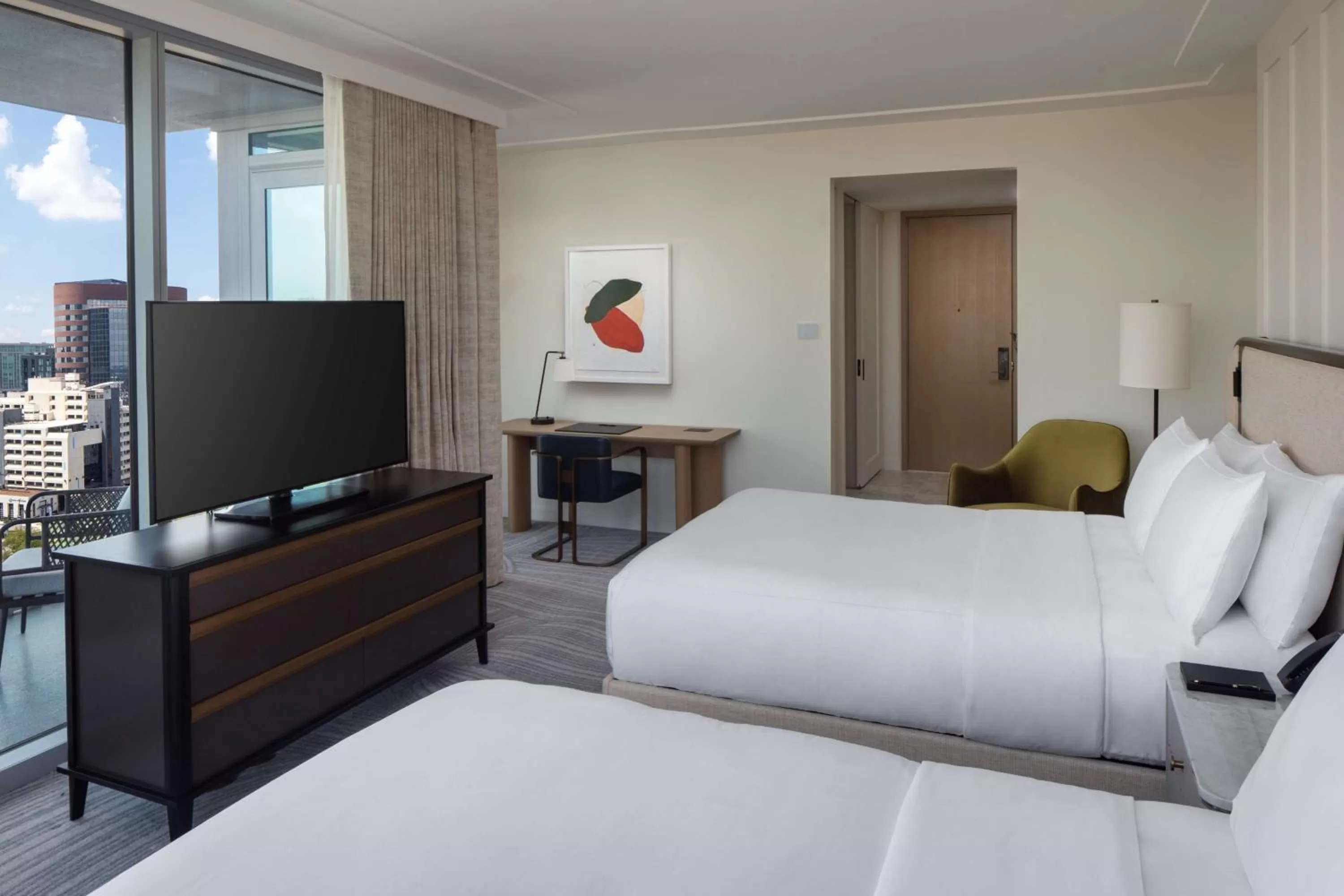 Queen Room with Two Queen Beds and Balcony in Conrad Nashville