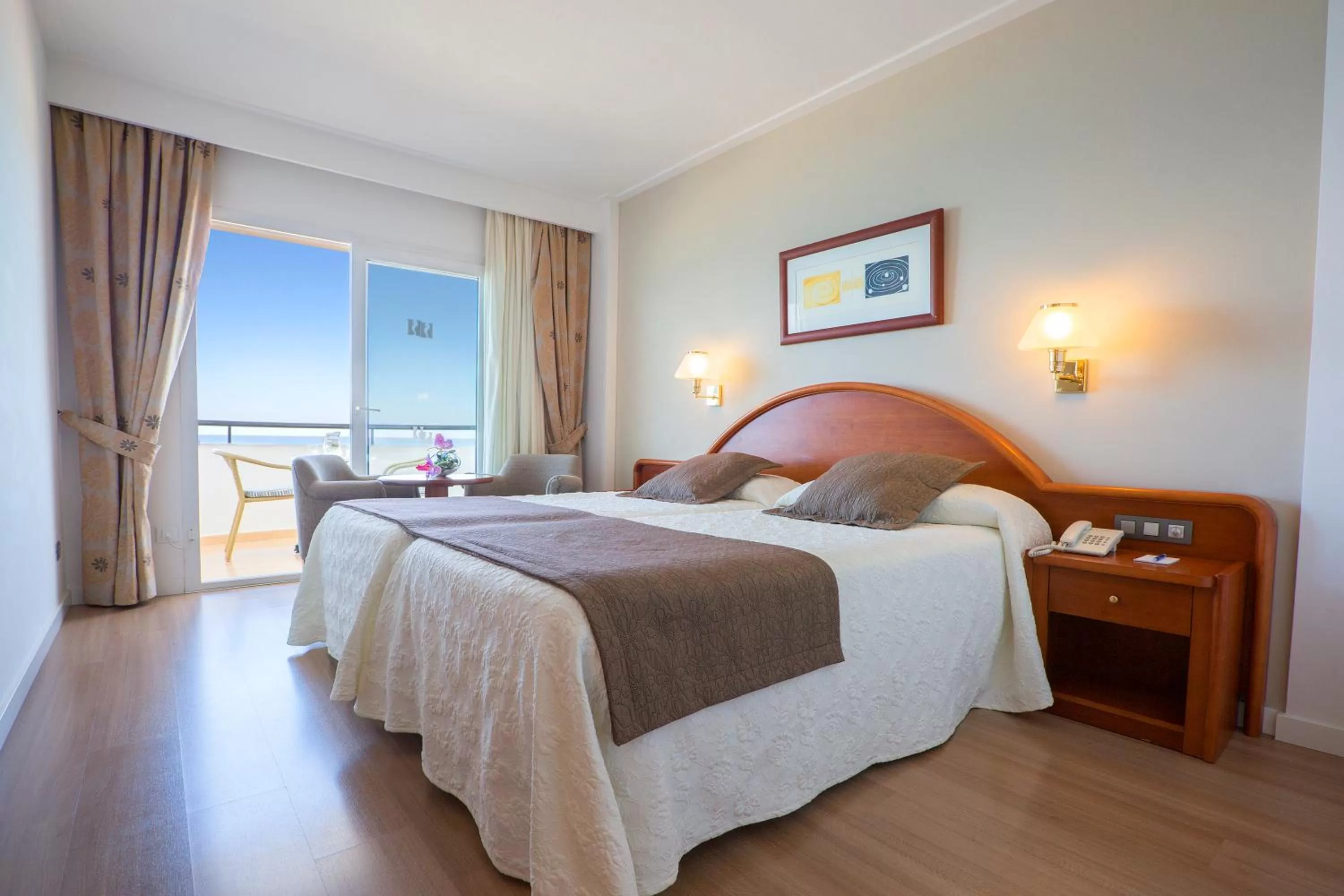 Double Room with Sea View in Hipotels Hipocampo Playa