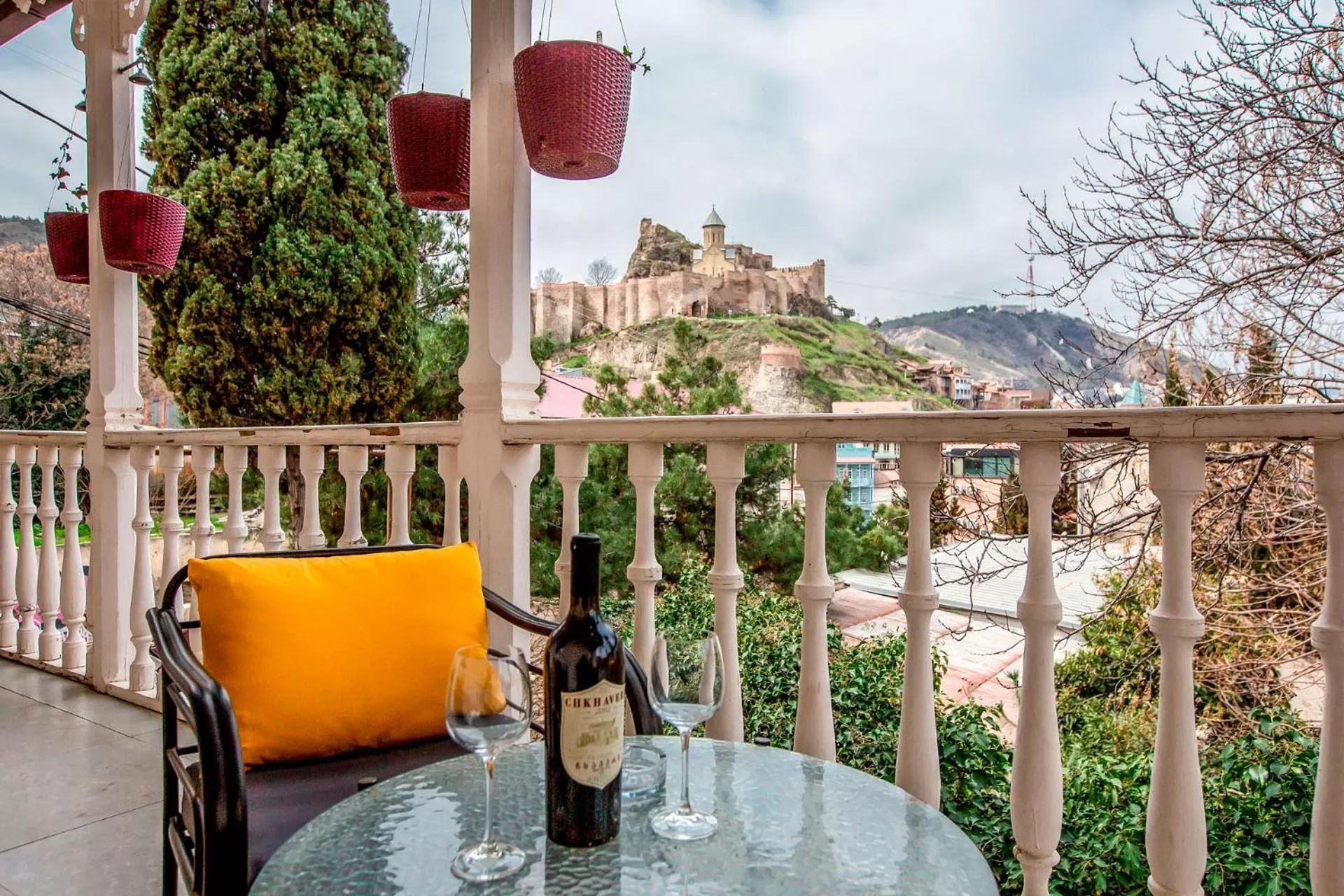 Superior Double or Twin Room with Terrace in Gvino Minda