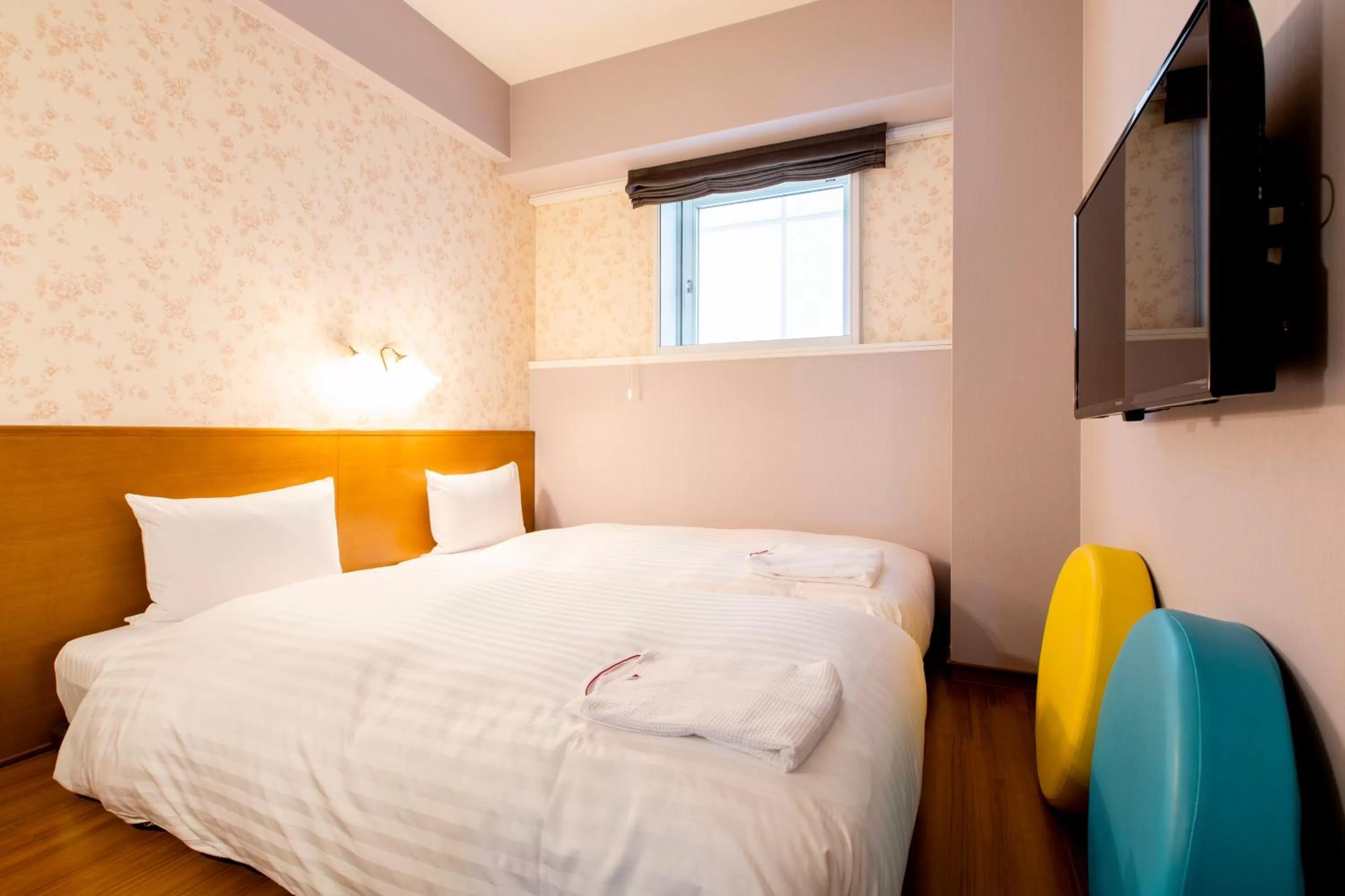 Wooden floor Twin Room - single occupancy - Smoking in Hotel Wing International Asahikawa Ekimae
